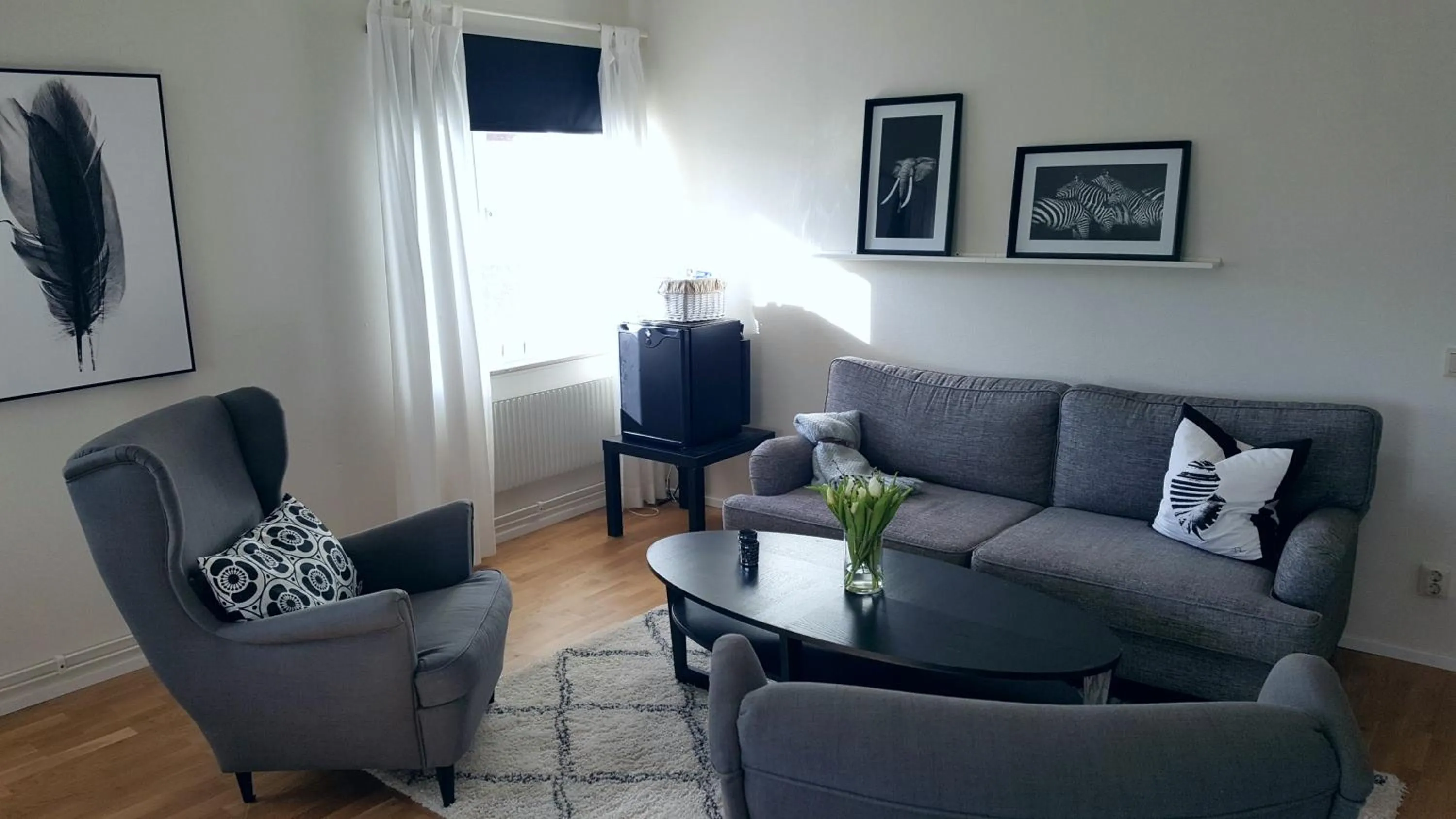 Living room in Hotel Carlshamn