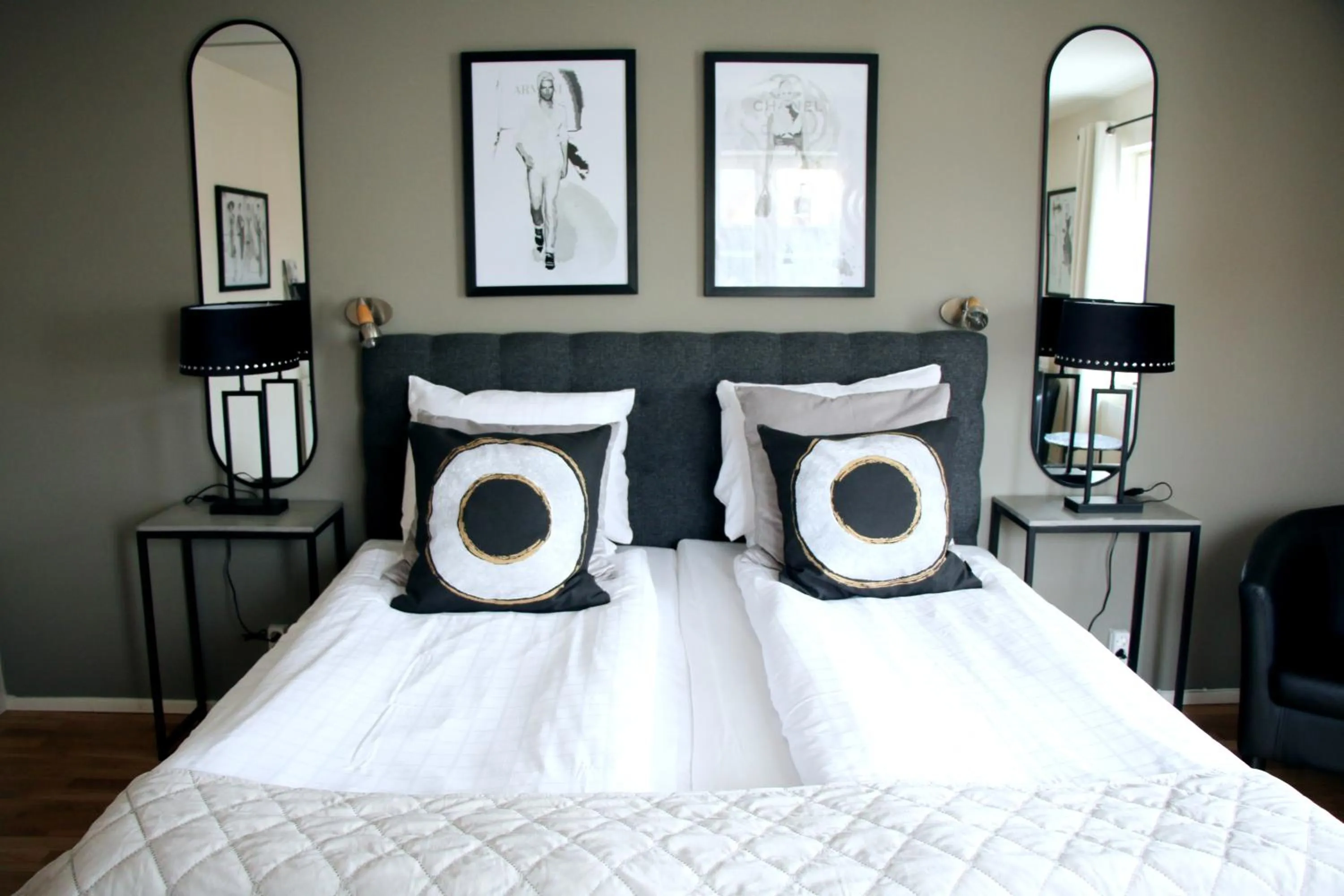 Bed in Hotel Carlshamn