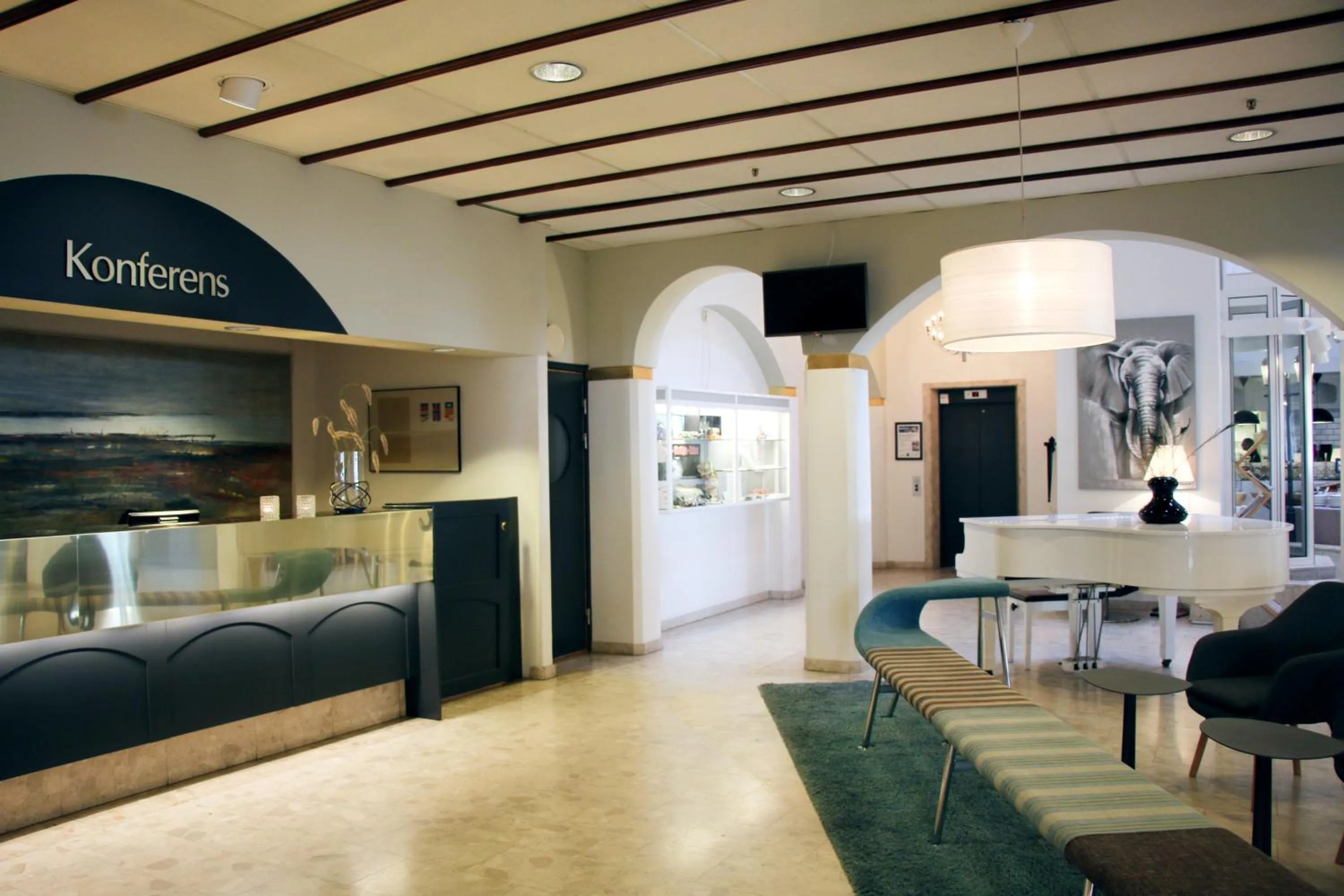 Lobby or reception in Hotel Carlshamn