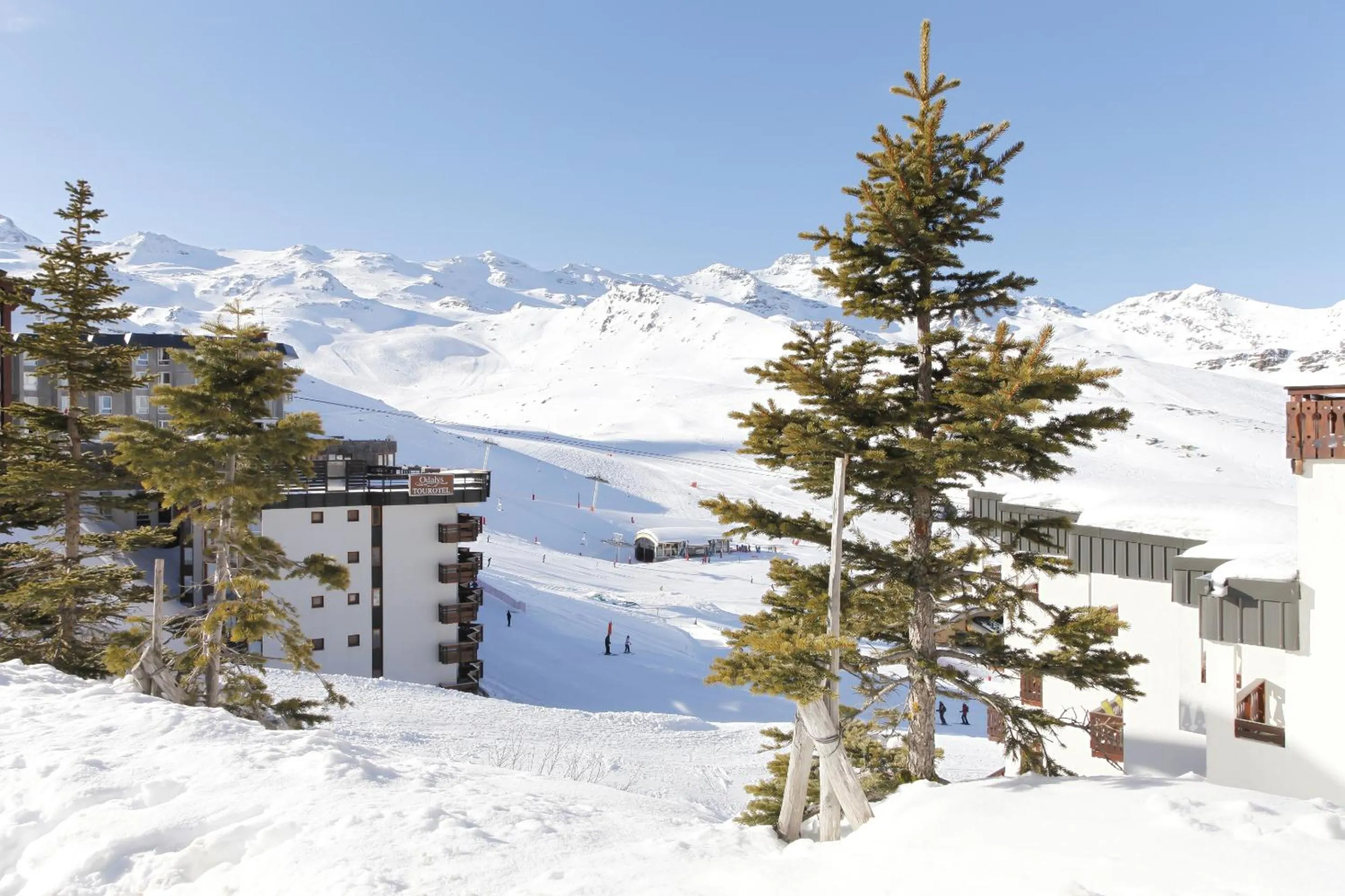 Skiing in Résidence Odalys Tourotel
