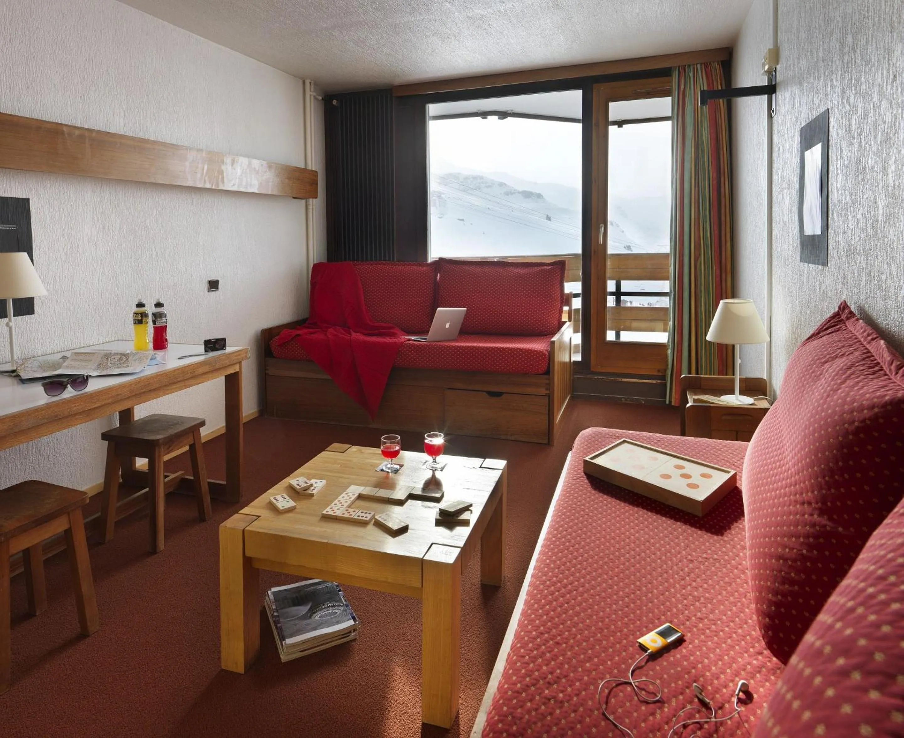 Seating area in Résidence Odalys Tourotel