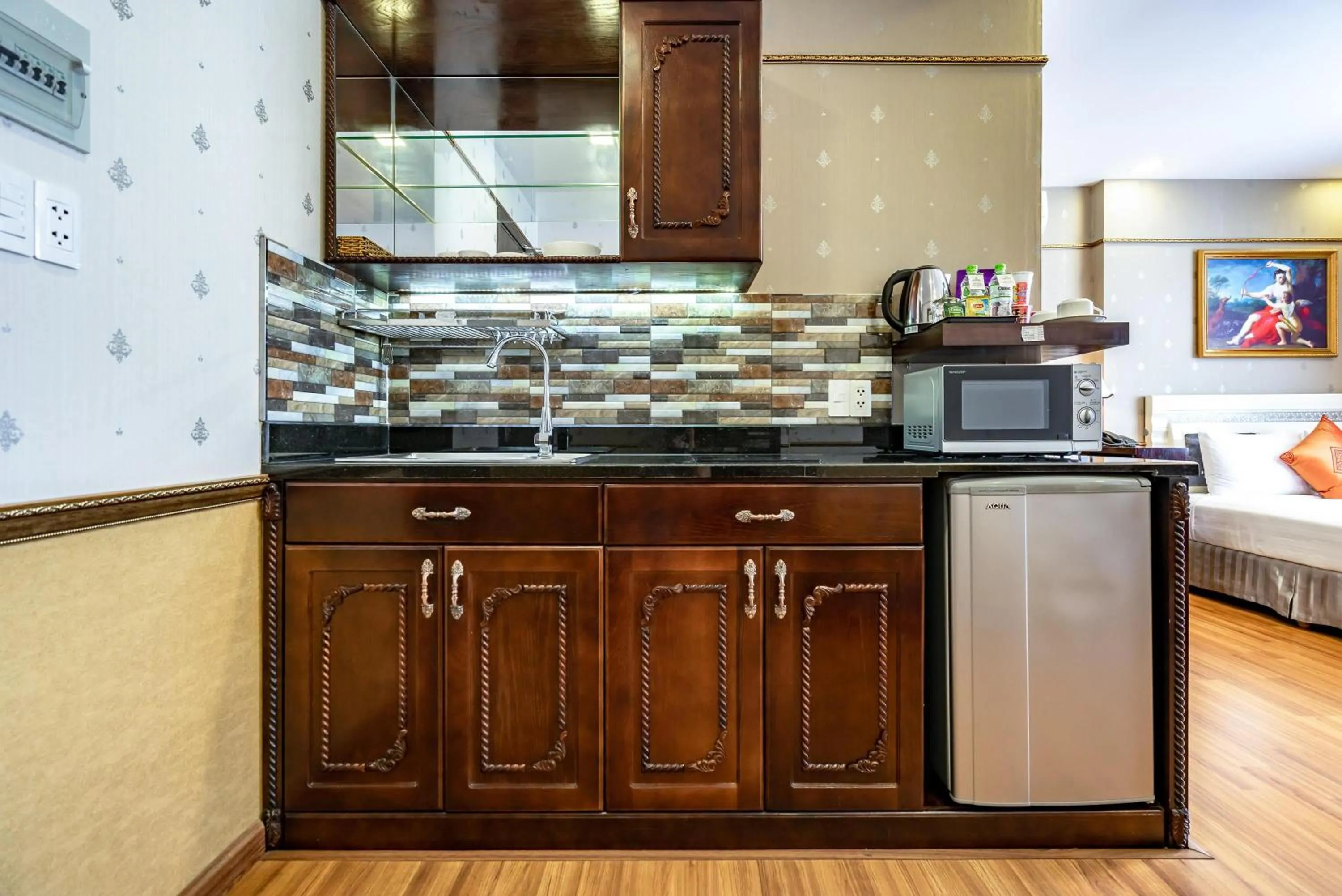 Bedroom in Collection O Emerald Luxury Apartment - Near SECC