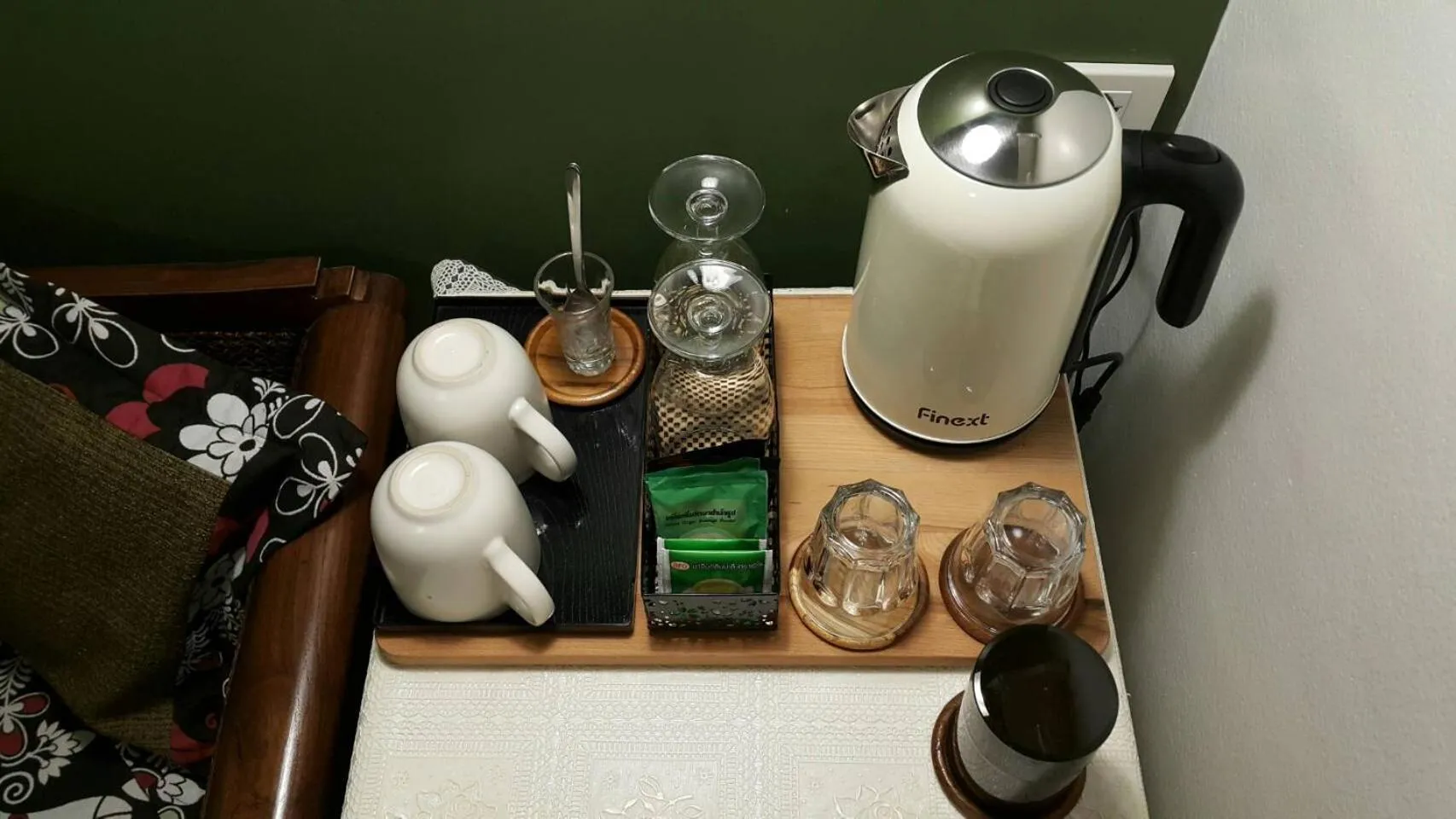 Coffee/tea facilities in Bed in Town