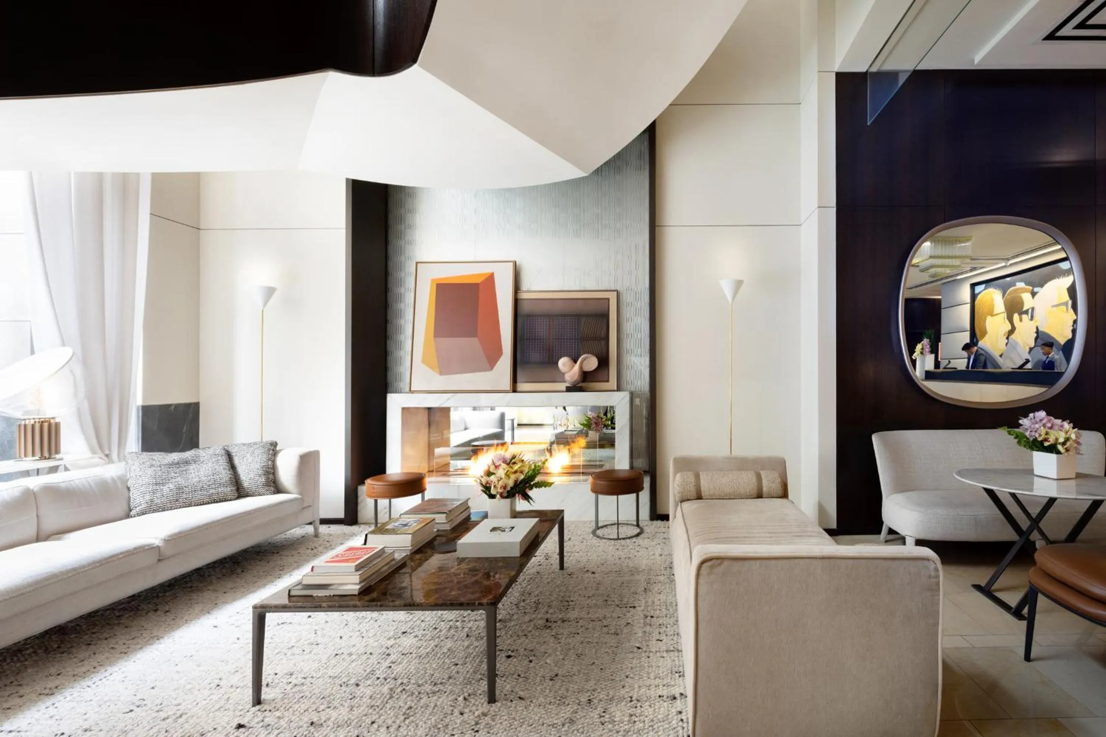 Seating area in The Langham, New York, Fifth Avenue