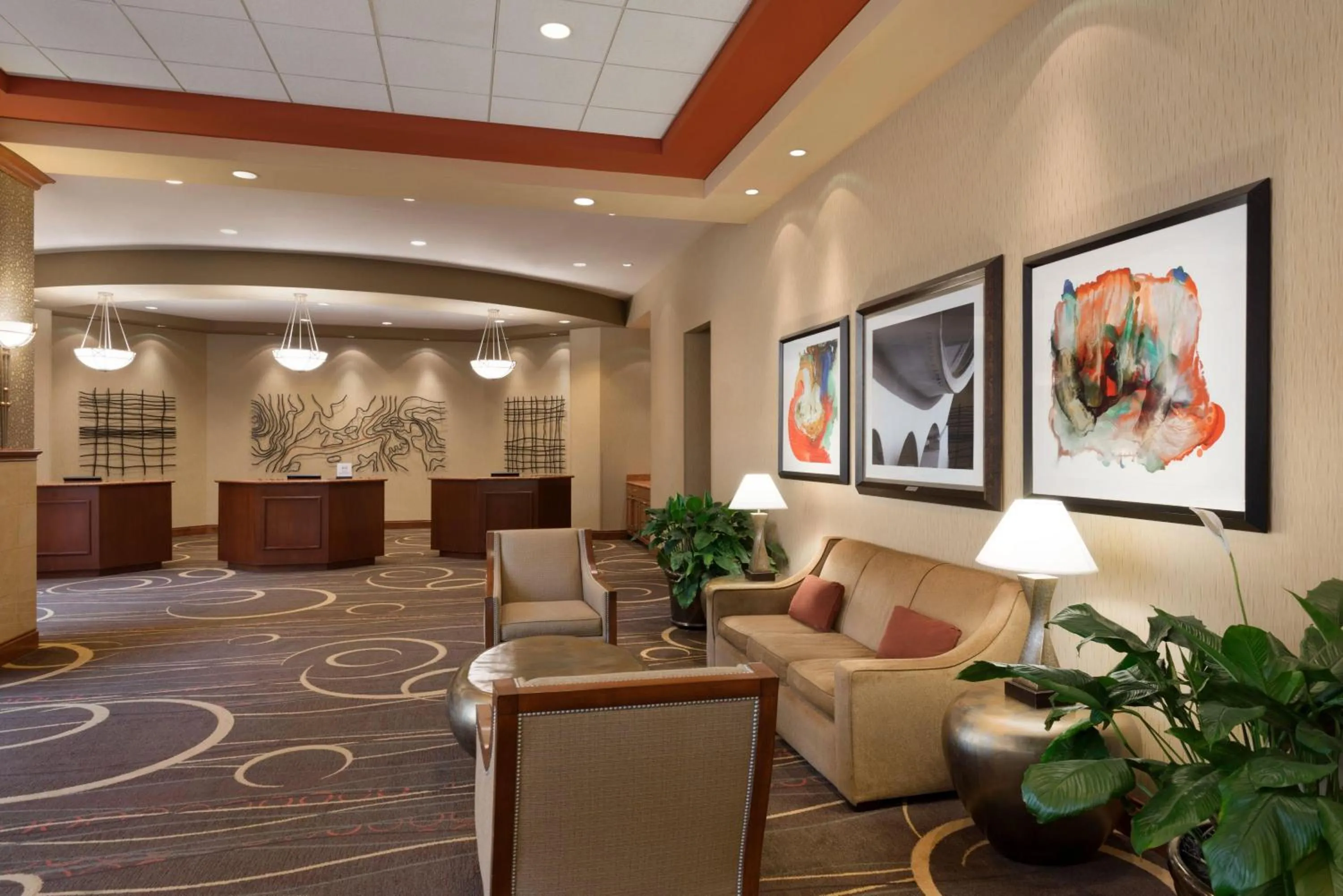 Lobby or reception in Embassy Suites by Hilton Franklin Cool Spring