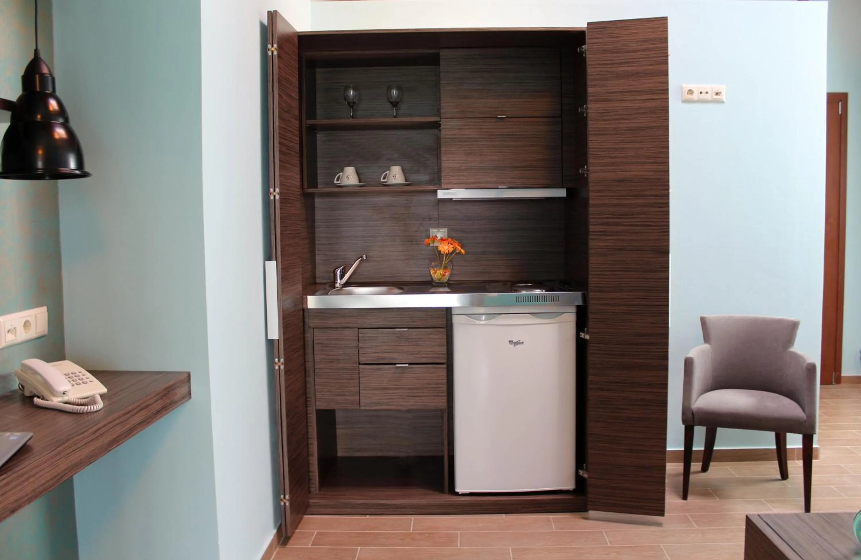 Kitchen or kitchenette in Imerti Resort Hotel