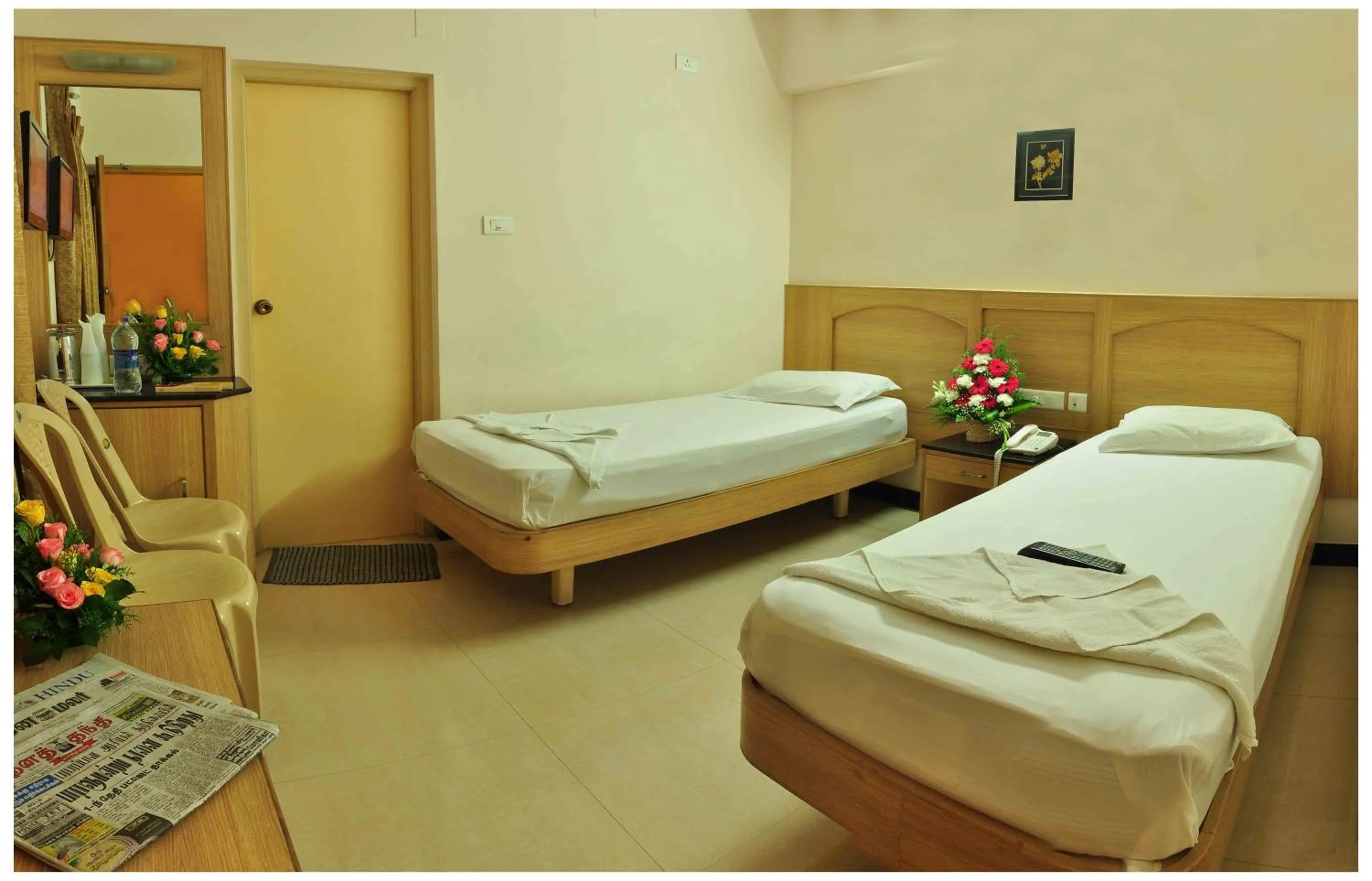 Bedroom, Bed in SK Residency