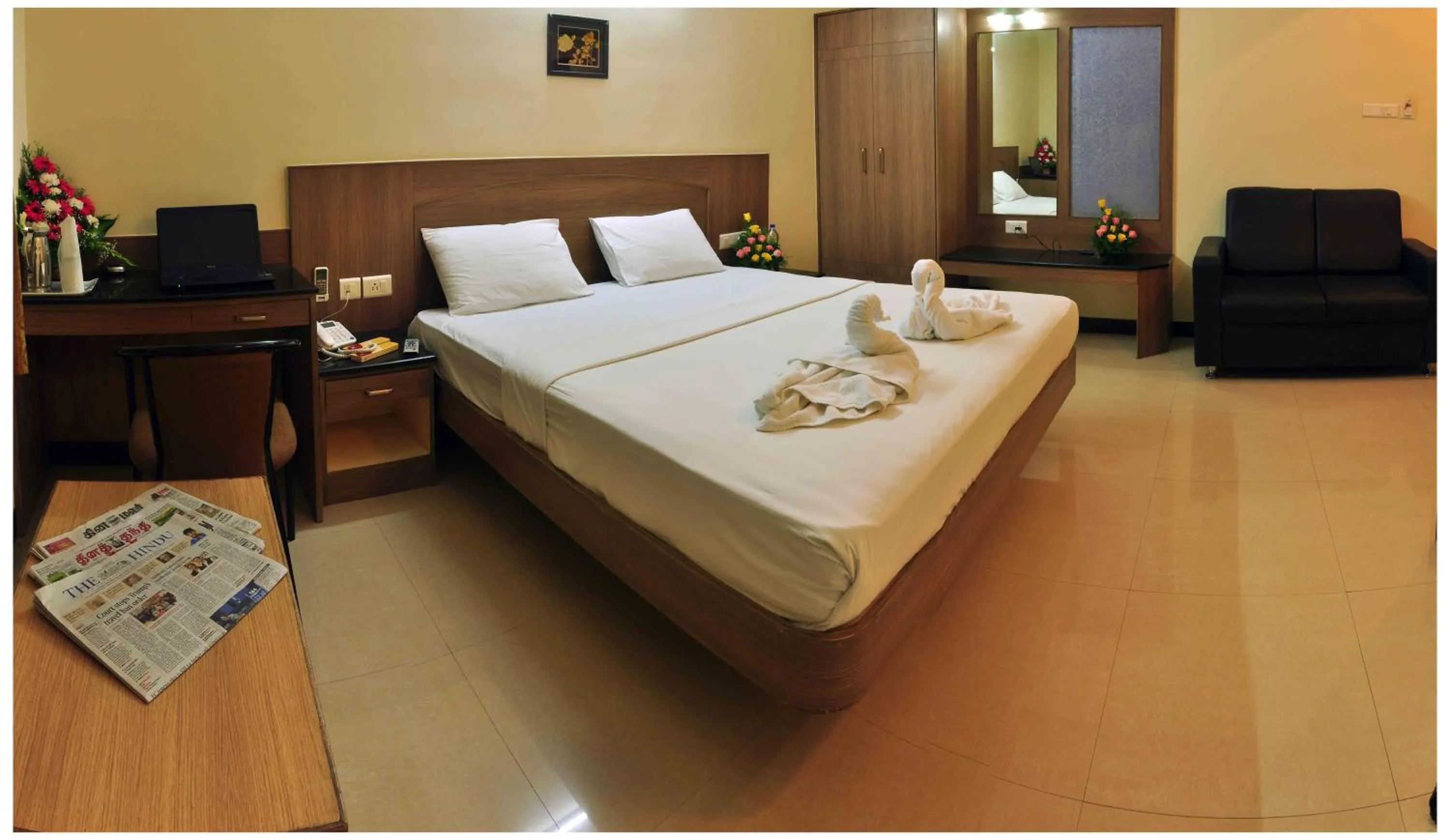 Bedroom, Bed in SK Residency