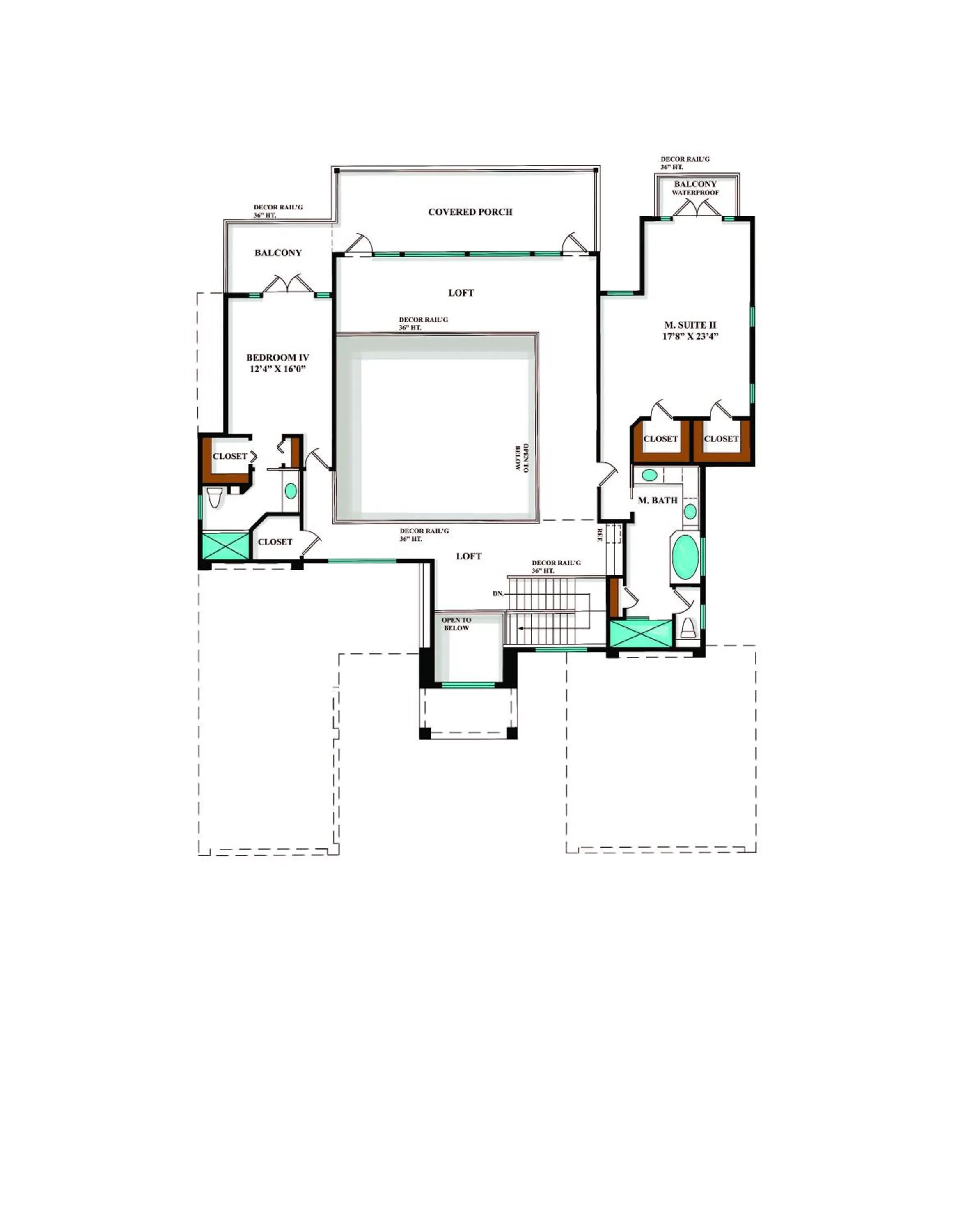 Floor plan in Villa Bequia