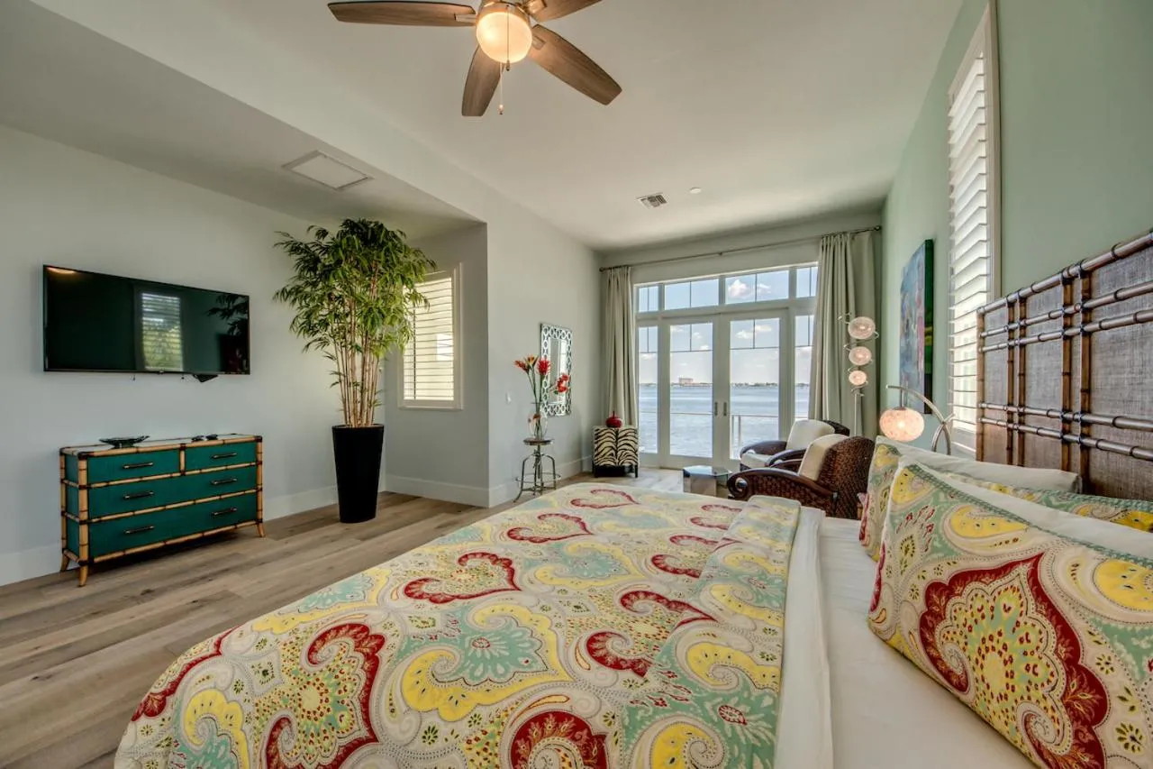 Bed in Villa Bequia