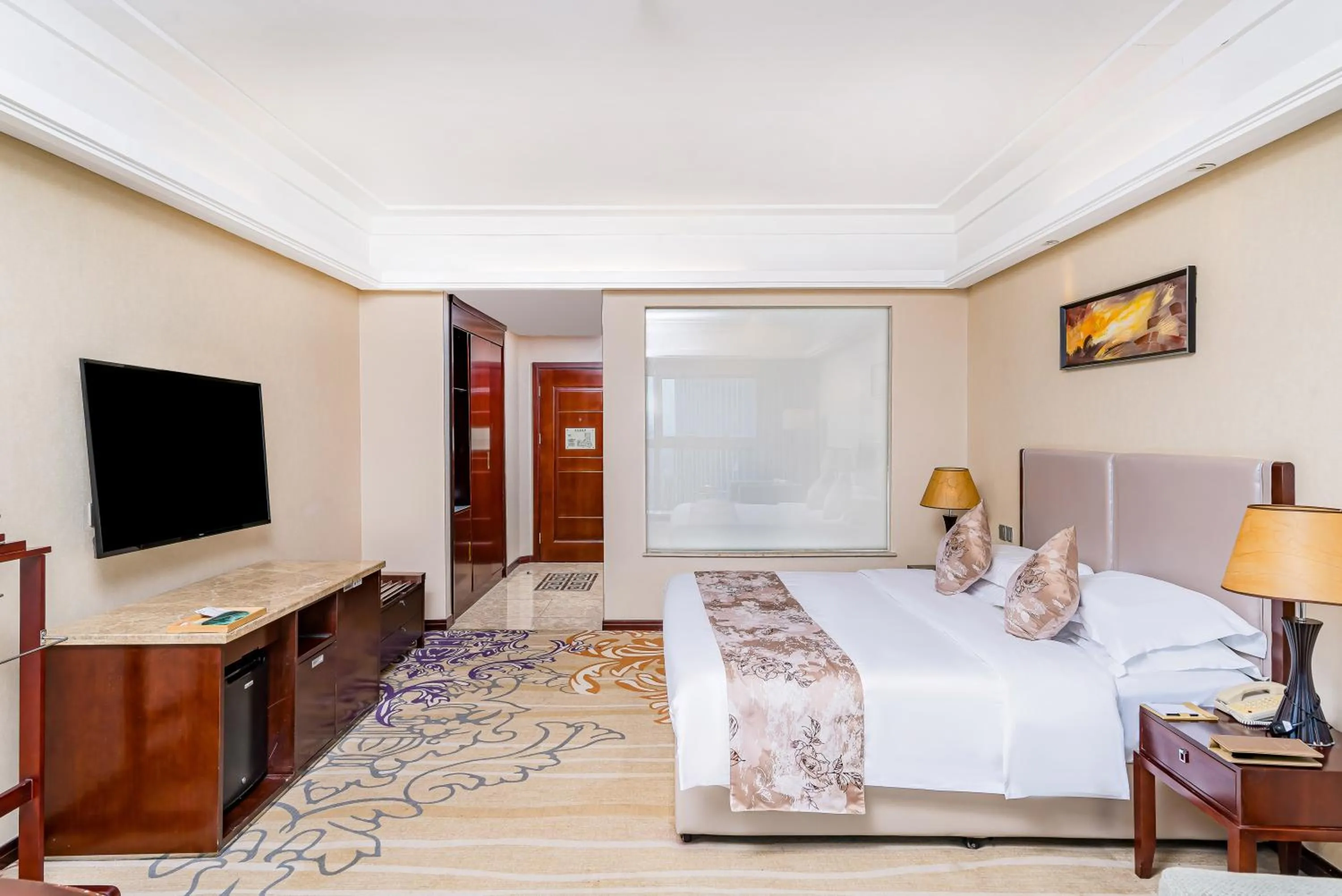 Bed in Langfang Arcadia International Hotel