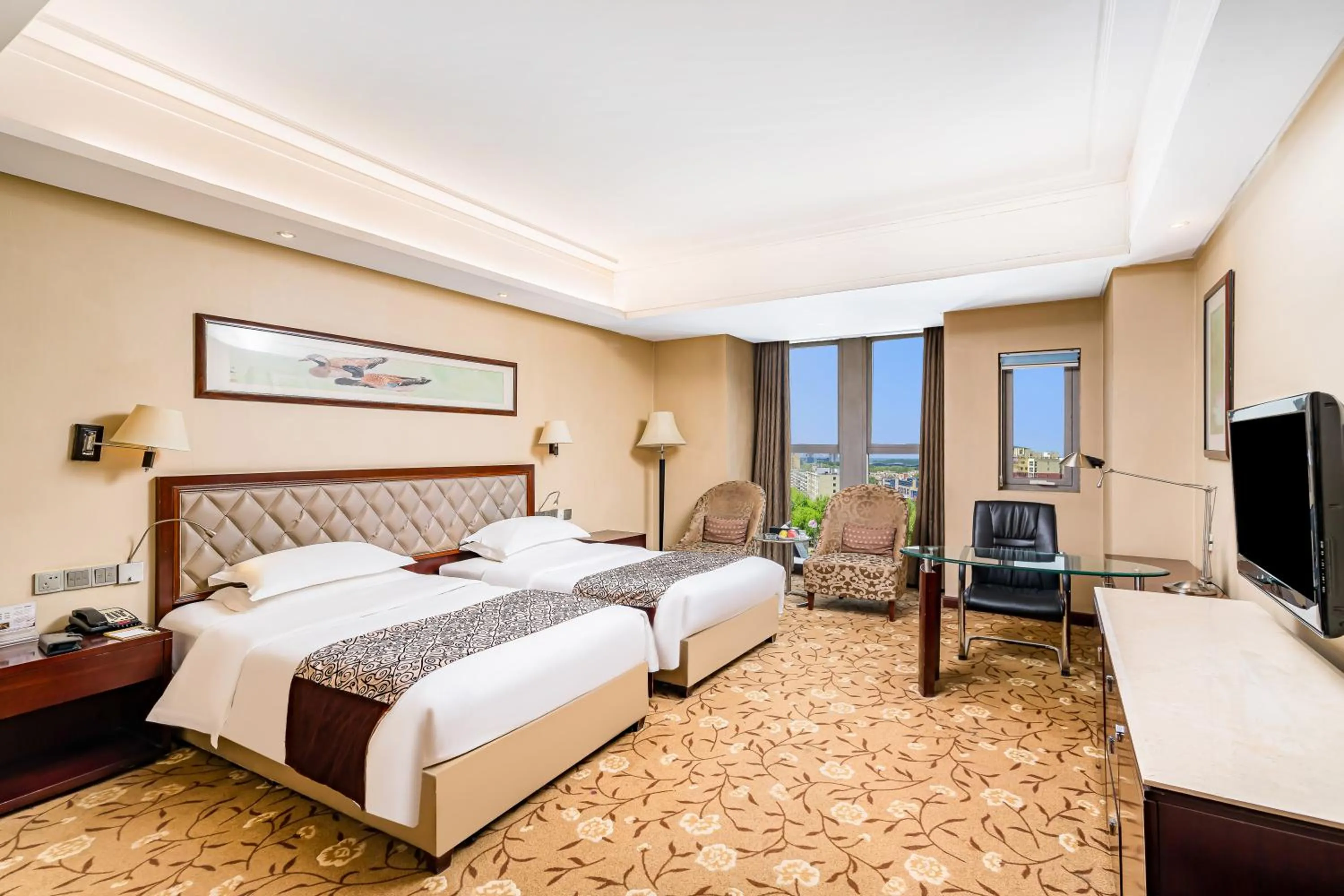 Bed in Langfang Arcadia International Hotel