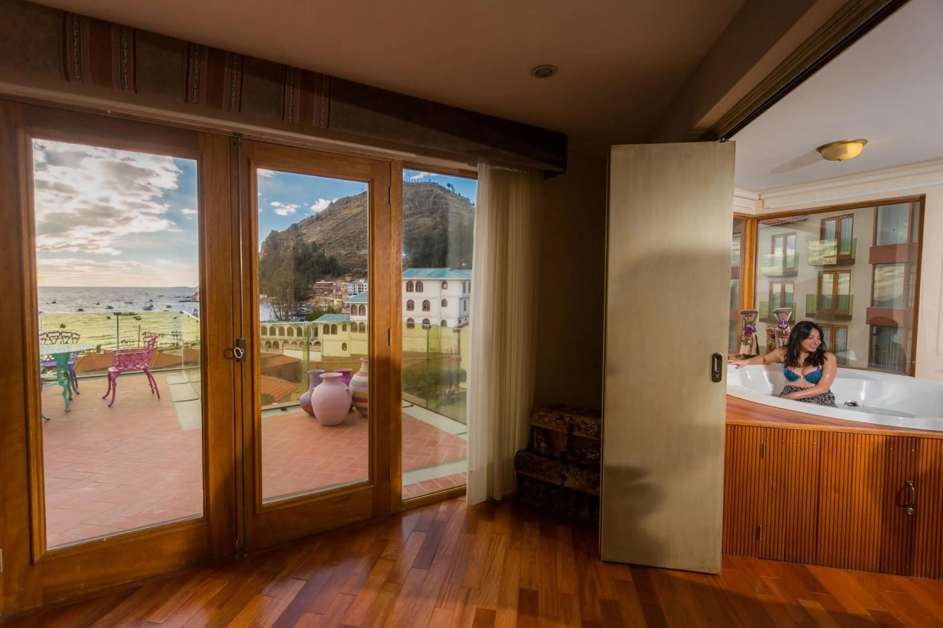 Hot Tub in Hotel Rosario Lago Titicaca