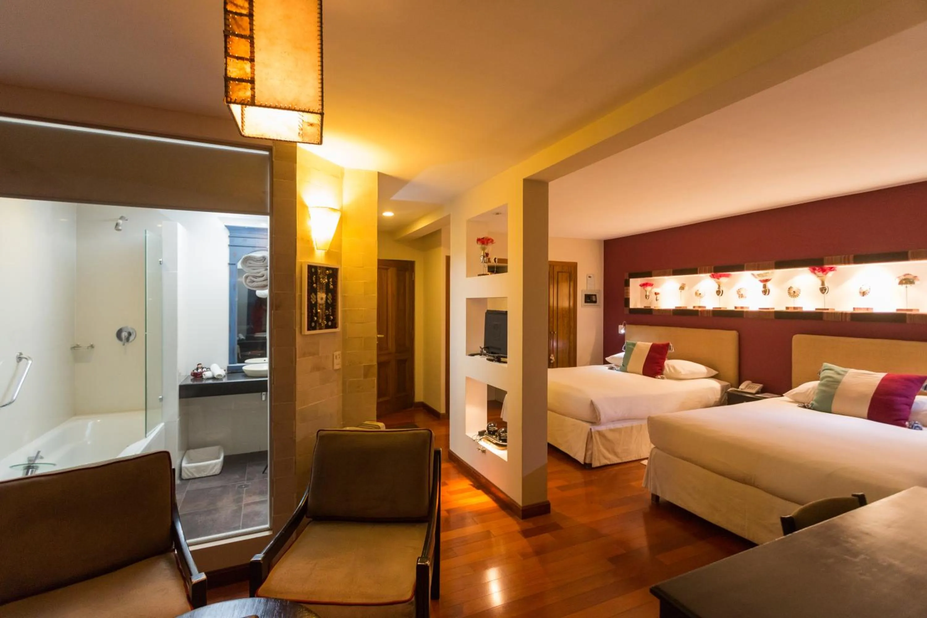 Photo of the whole room, Bed in Hotel Rosario Lago Titicaca