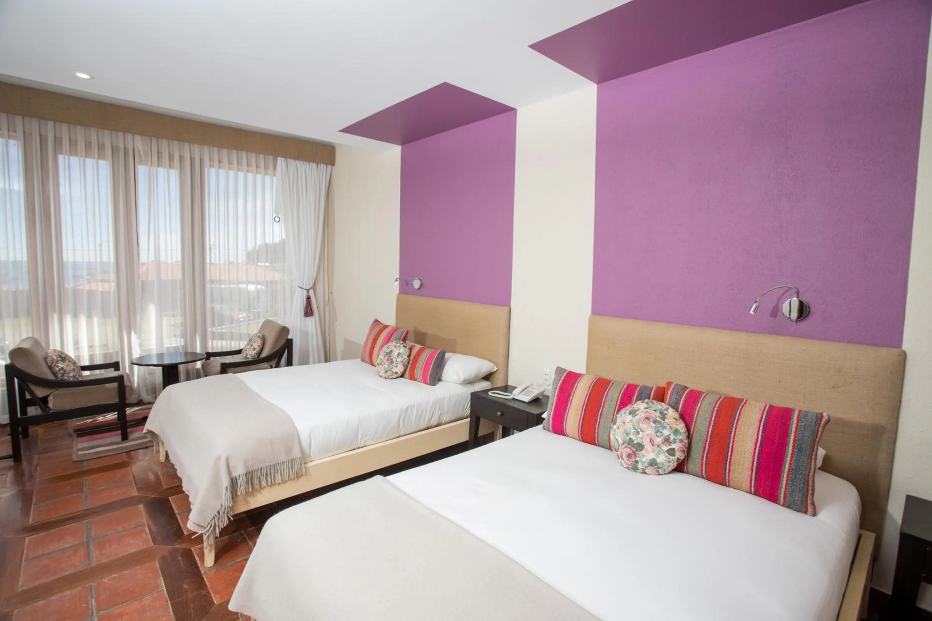 Bed in Hotel Rosario Lago Titicaca