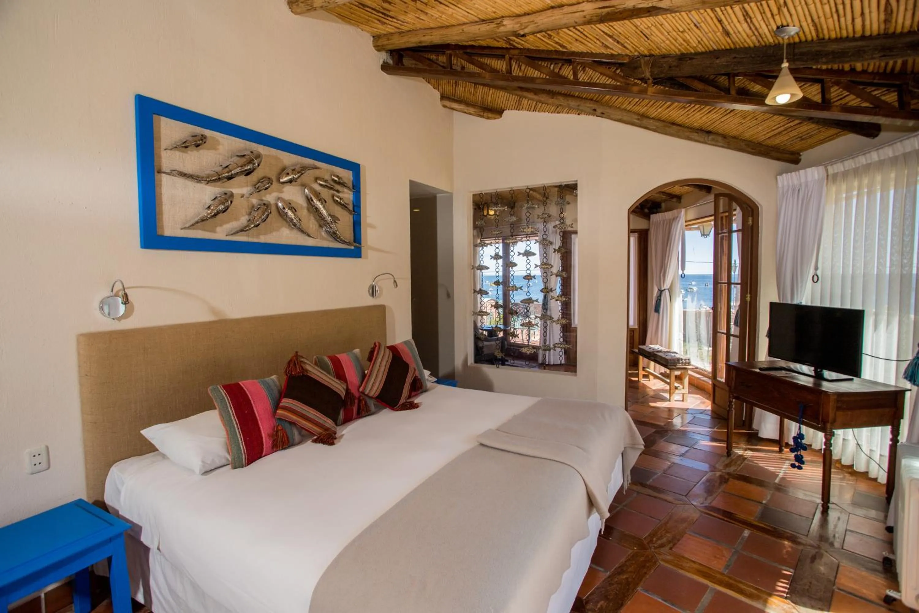 Bedroom, Bed in Hotel Rosario Lago Titicaca