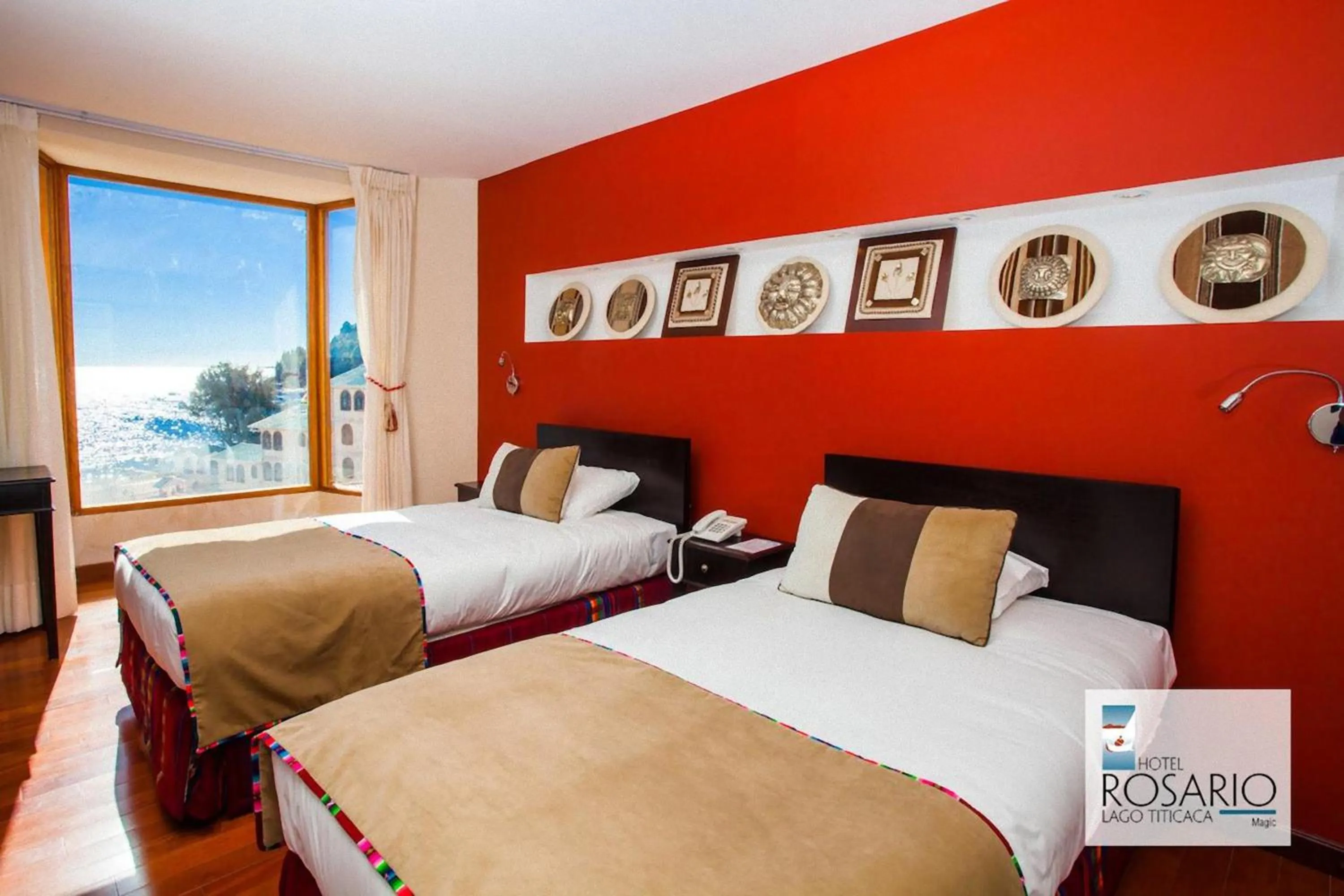 Bedroom, Bed in Hotel Rosario Lago Titicaca