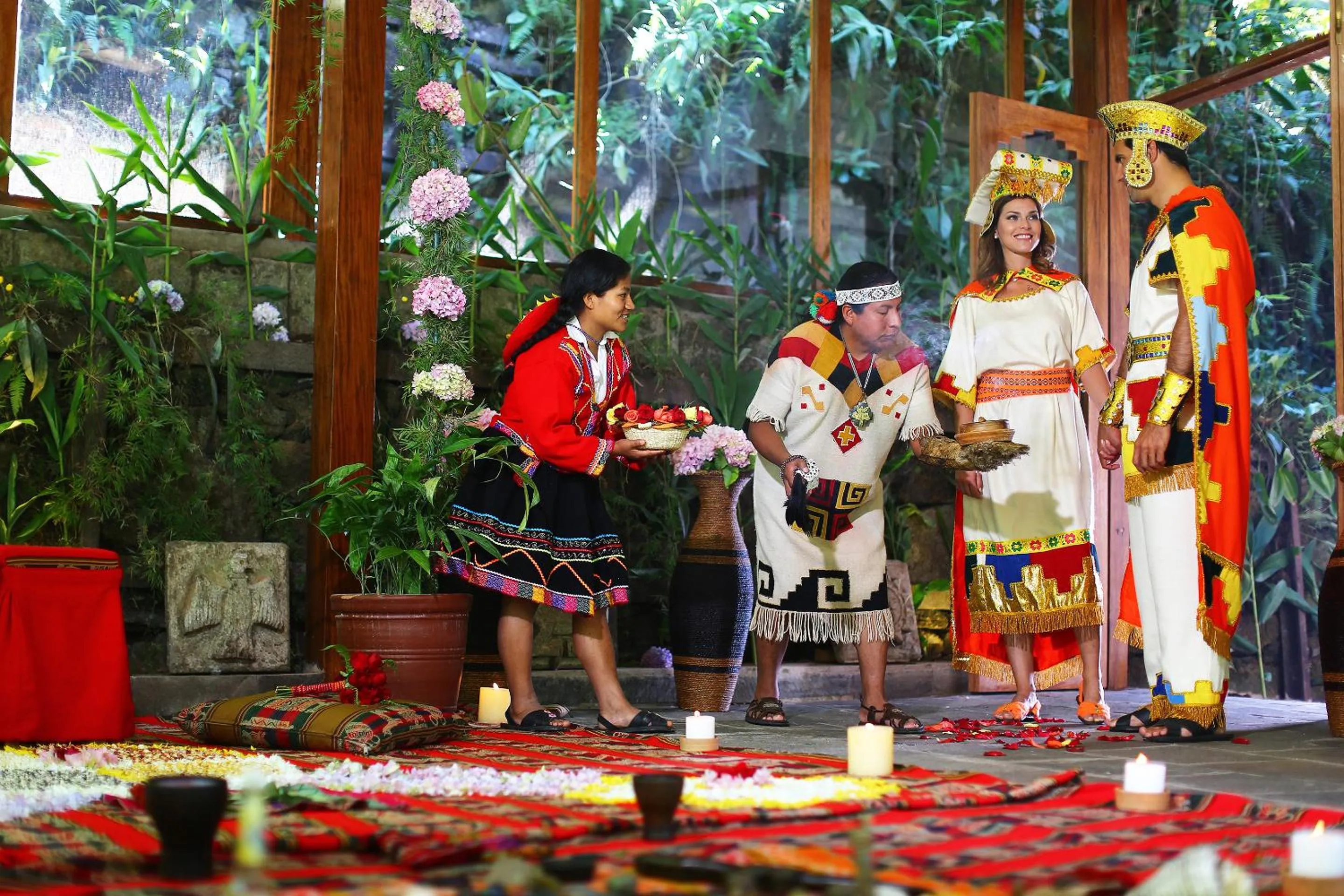 People in Sumaq Machu Picchu Hotel