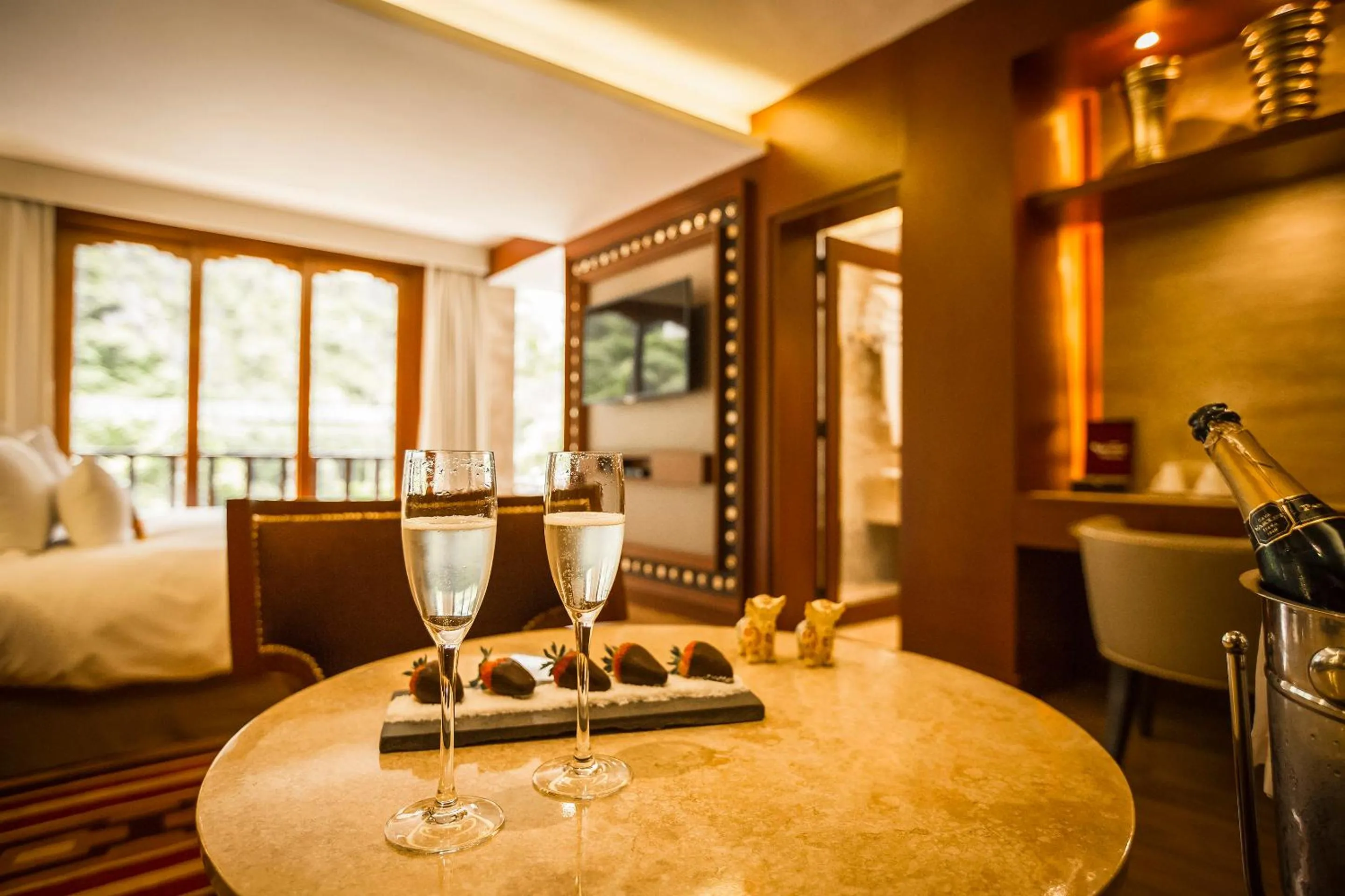 Dining area in Sumaq Machu Picchu Hotel