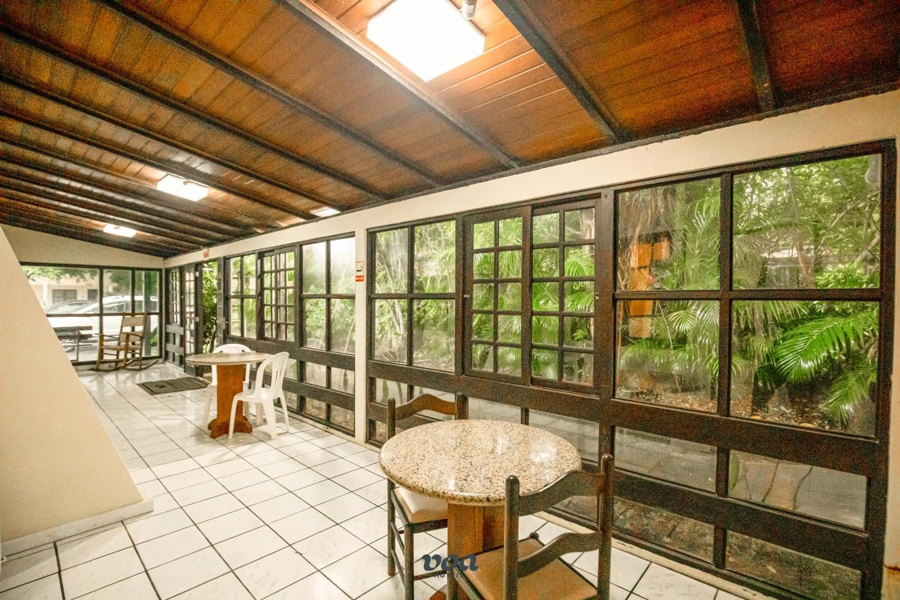 Seating area in VOA Samuka Hotel