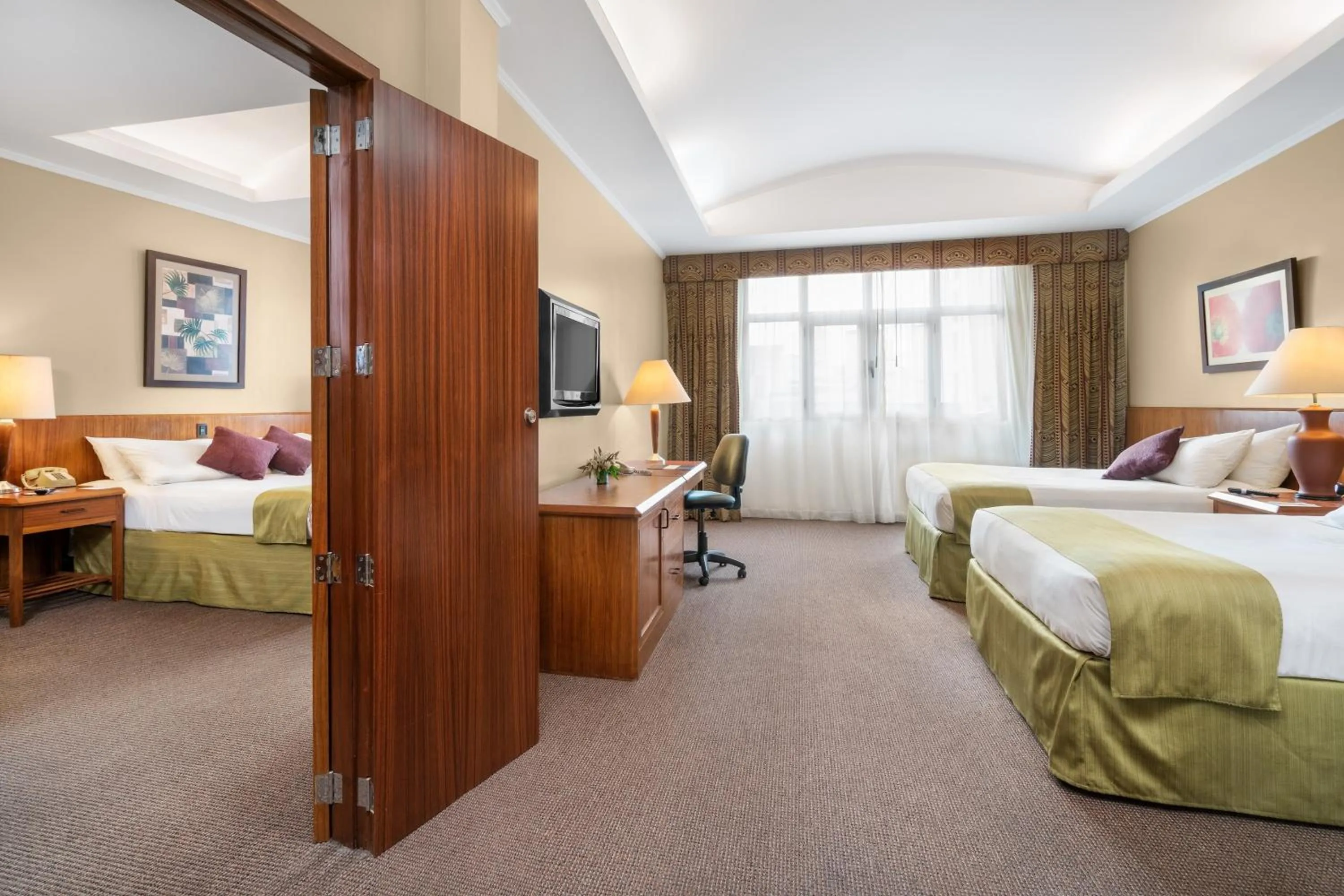 Bed in Hotel Palace Guayaquil