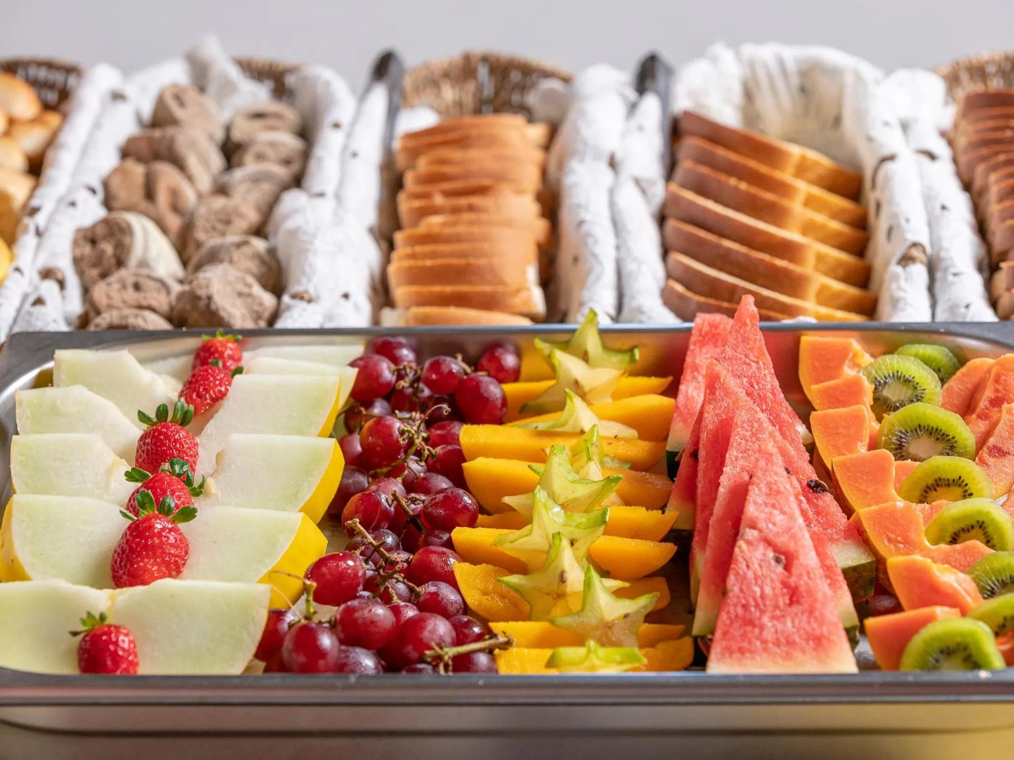 Buffet breakfast in Pousada Atiaia