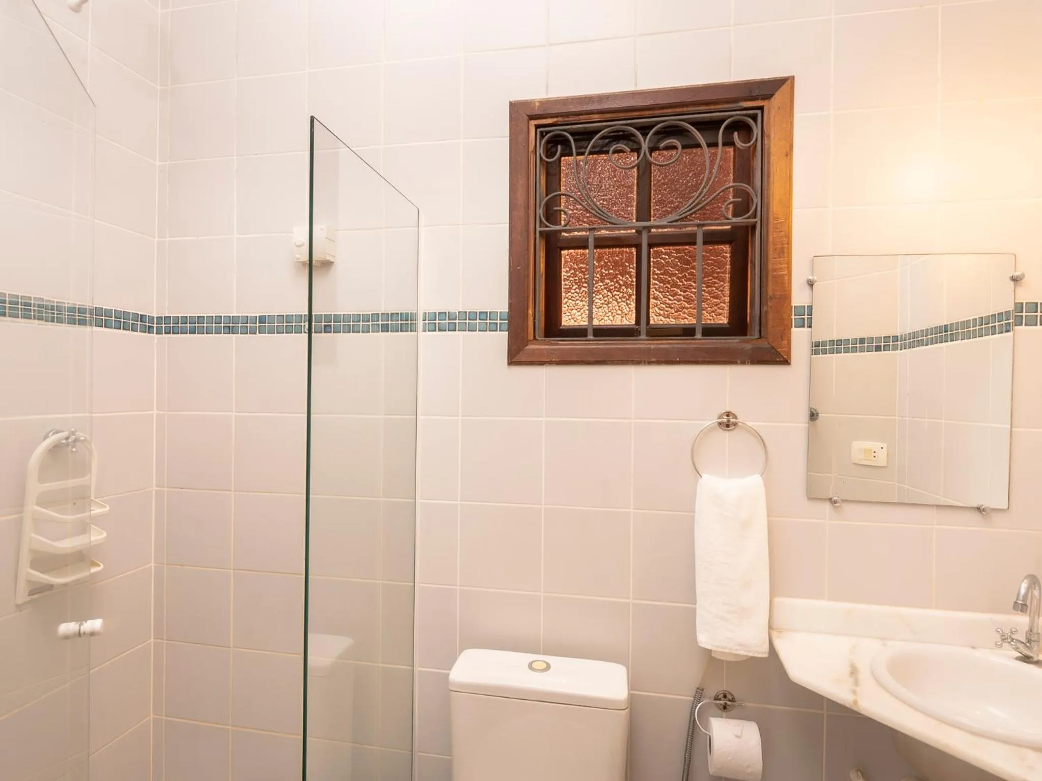 Bathroom in Pousada Atiaia