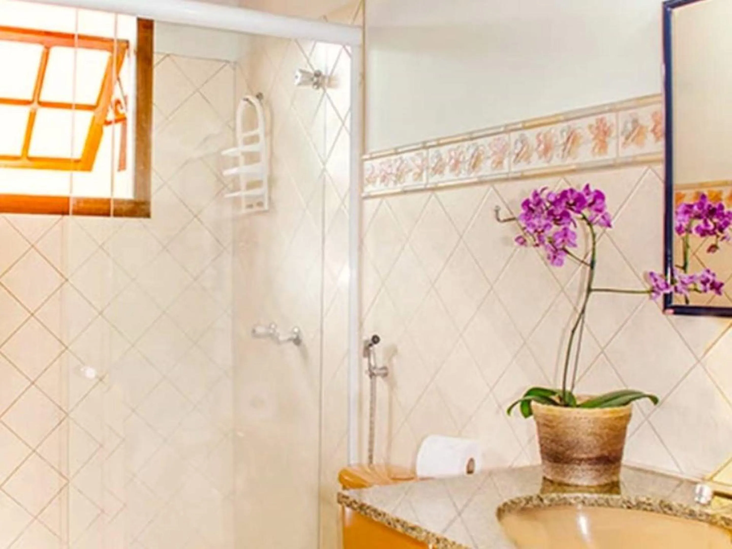 Bathroom in Pousada Atiaia