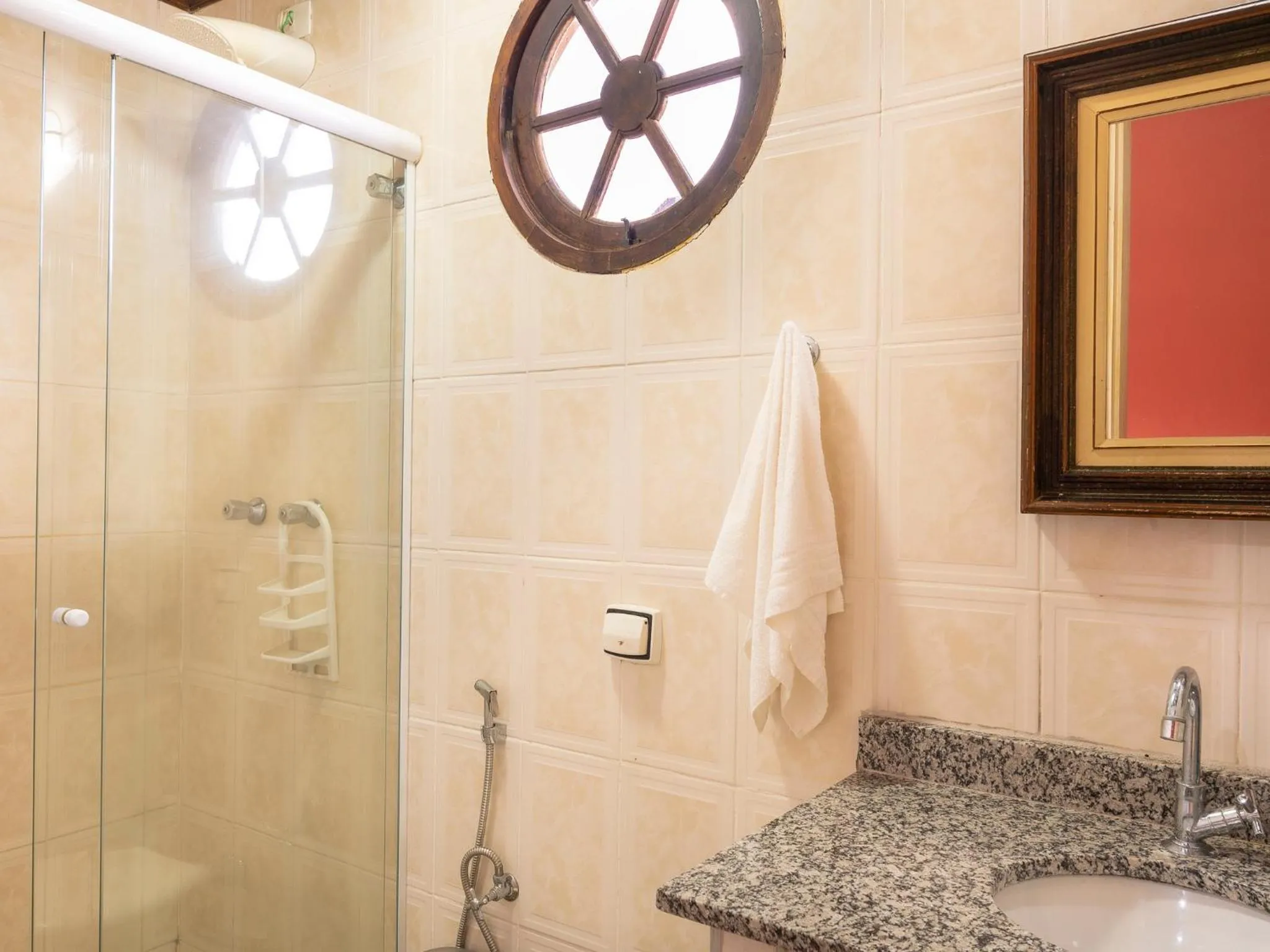 Bathroom in Pousada Atiaia