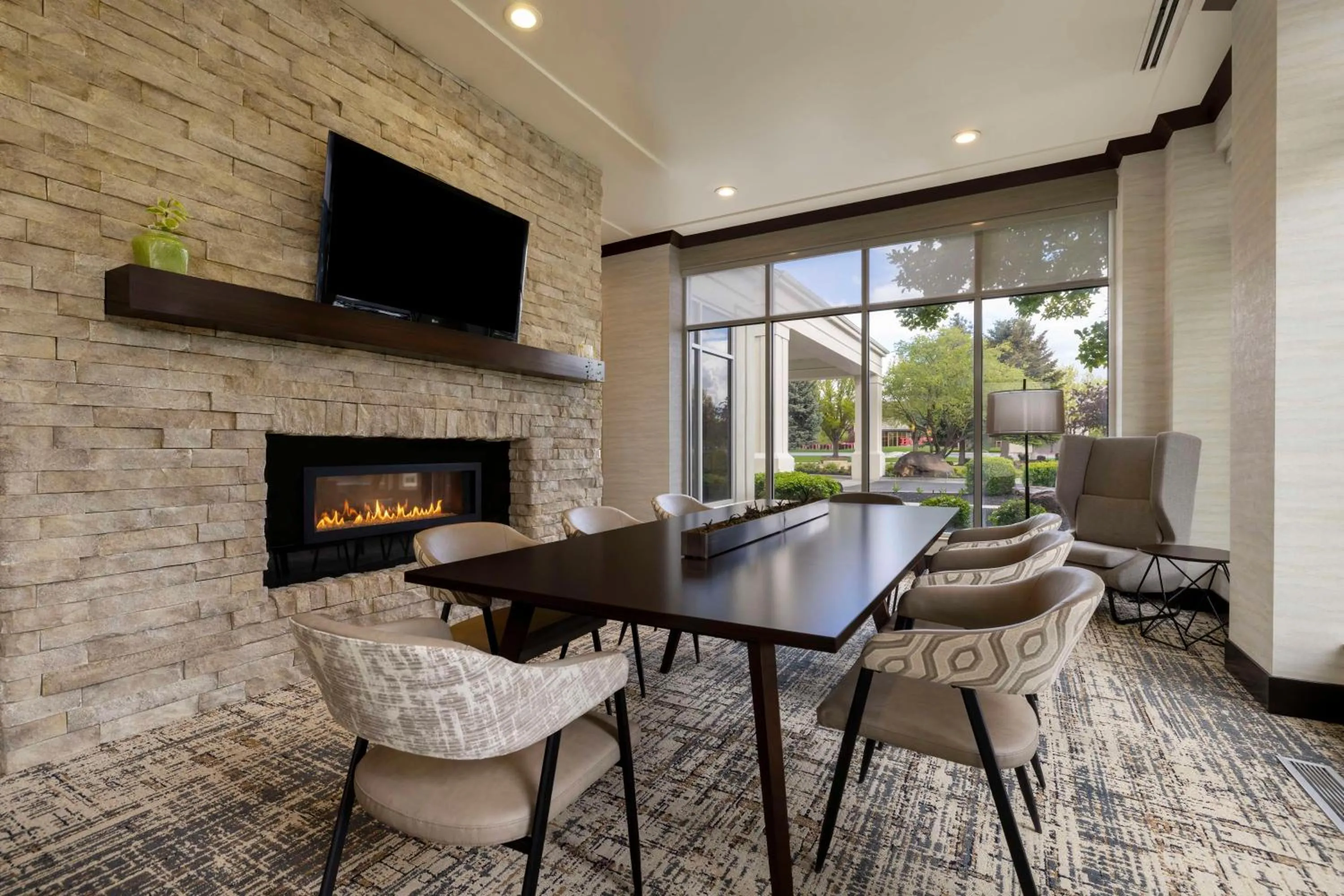 Lobby or reception in Hilton Garden Inn Boise Spectrum