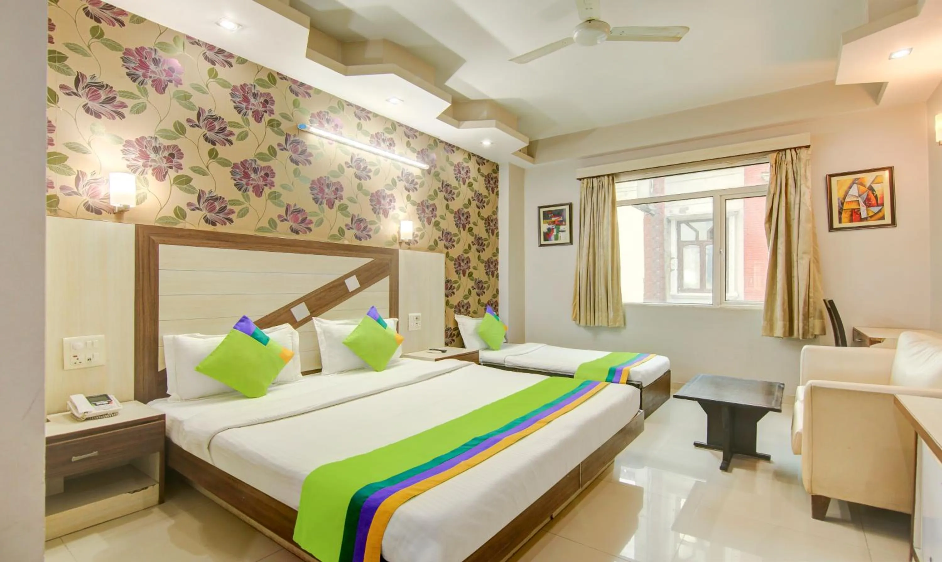 Bedroom, Bed in Treebo Rockwell Plaza