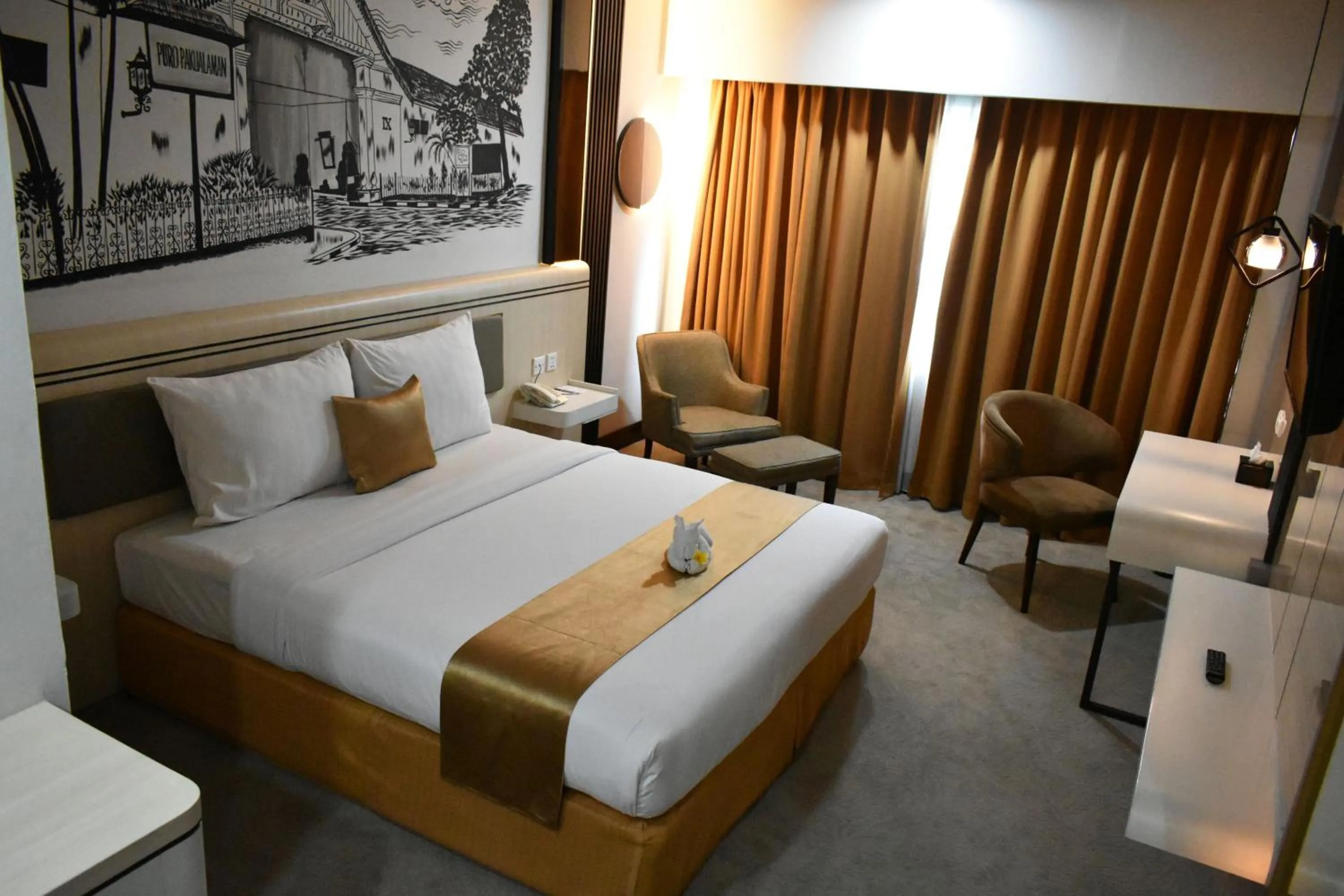 Bed in Abadi Hotel Malioboro Yogyakarta