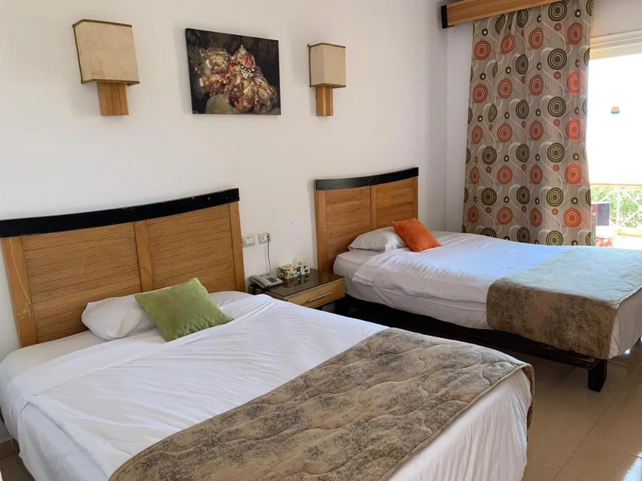 Bed in Sharm El Naga Resort and Diving Center