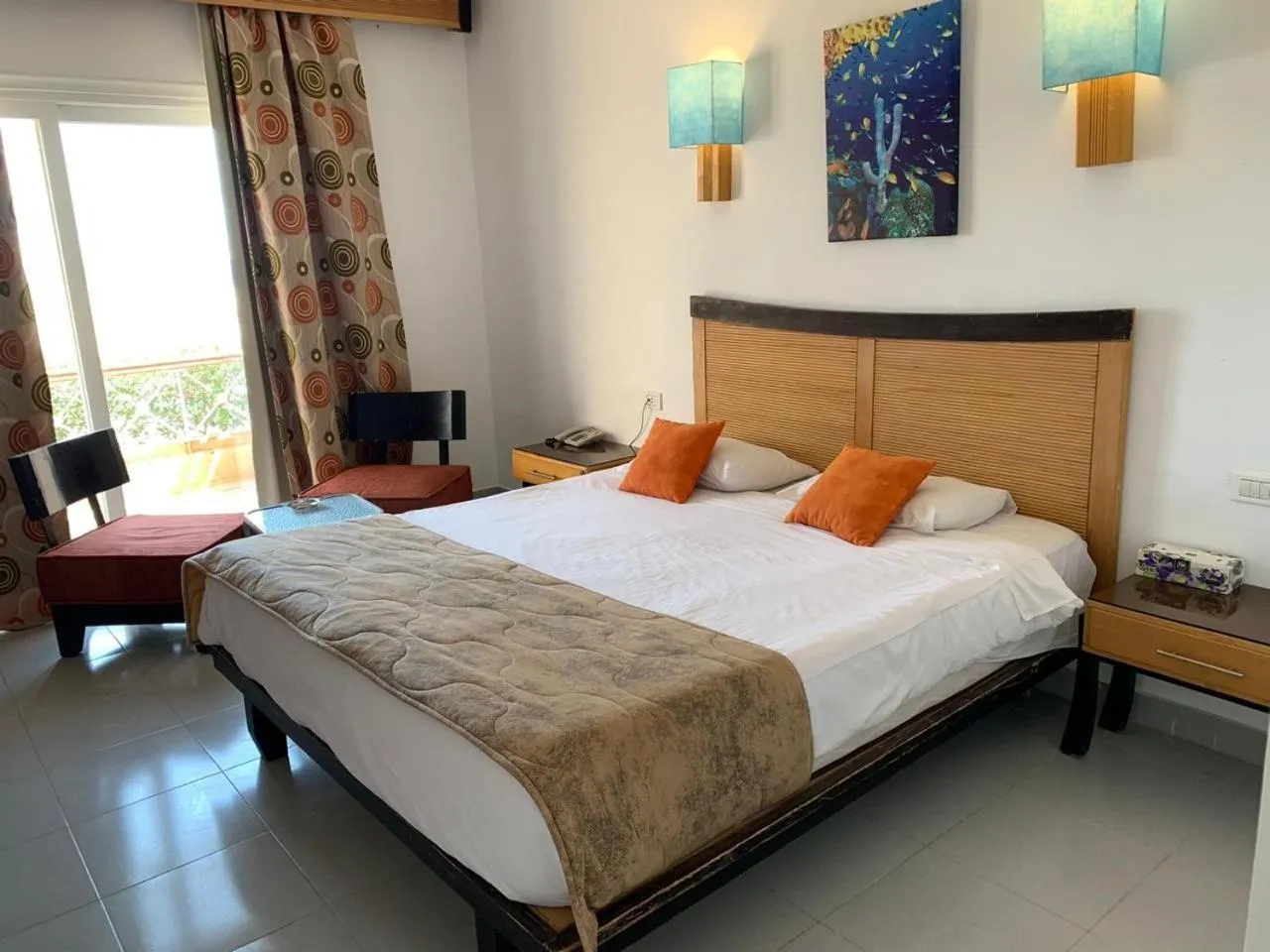 Bed in Sharm El Naga Resort and Diving Center