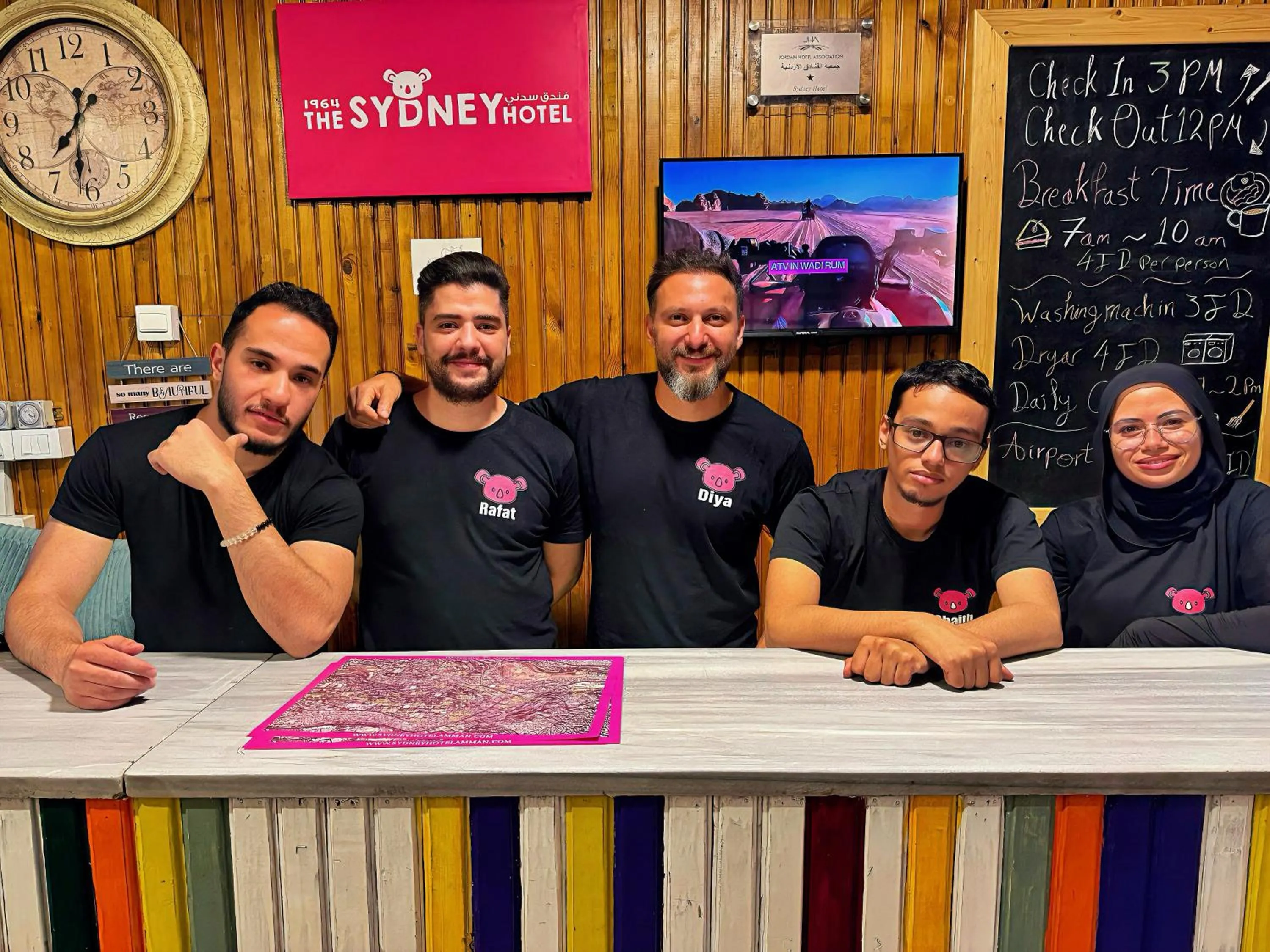 Staff in The Sydney Hotel