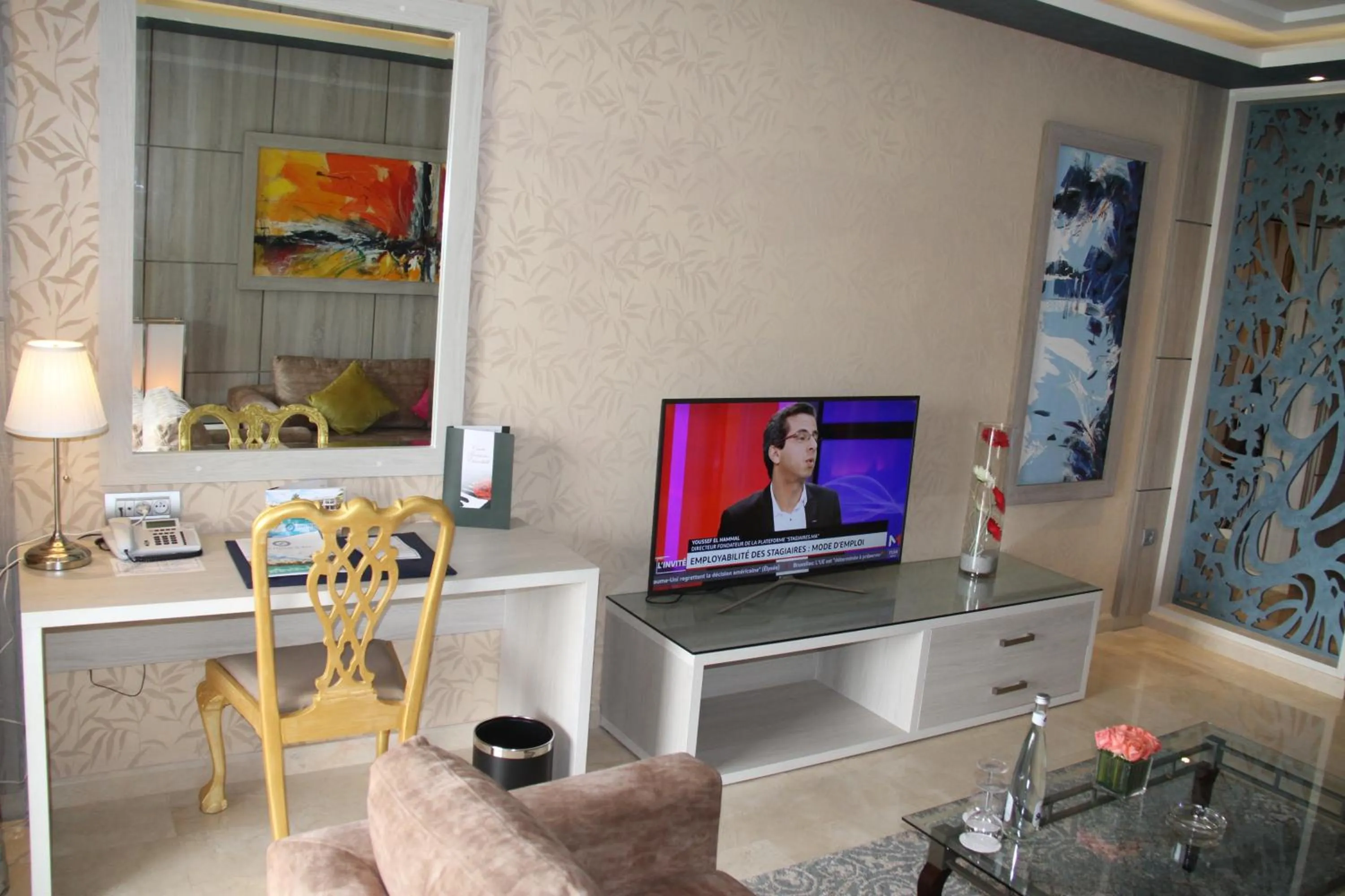 Living room in Zaki Hotel