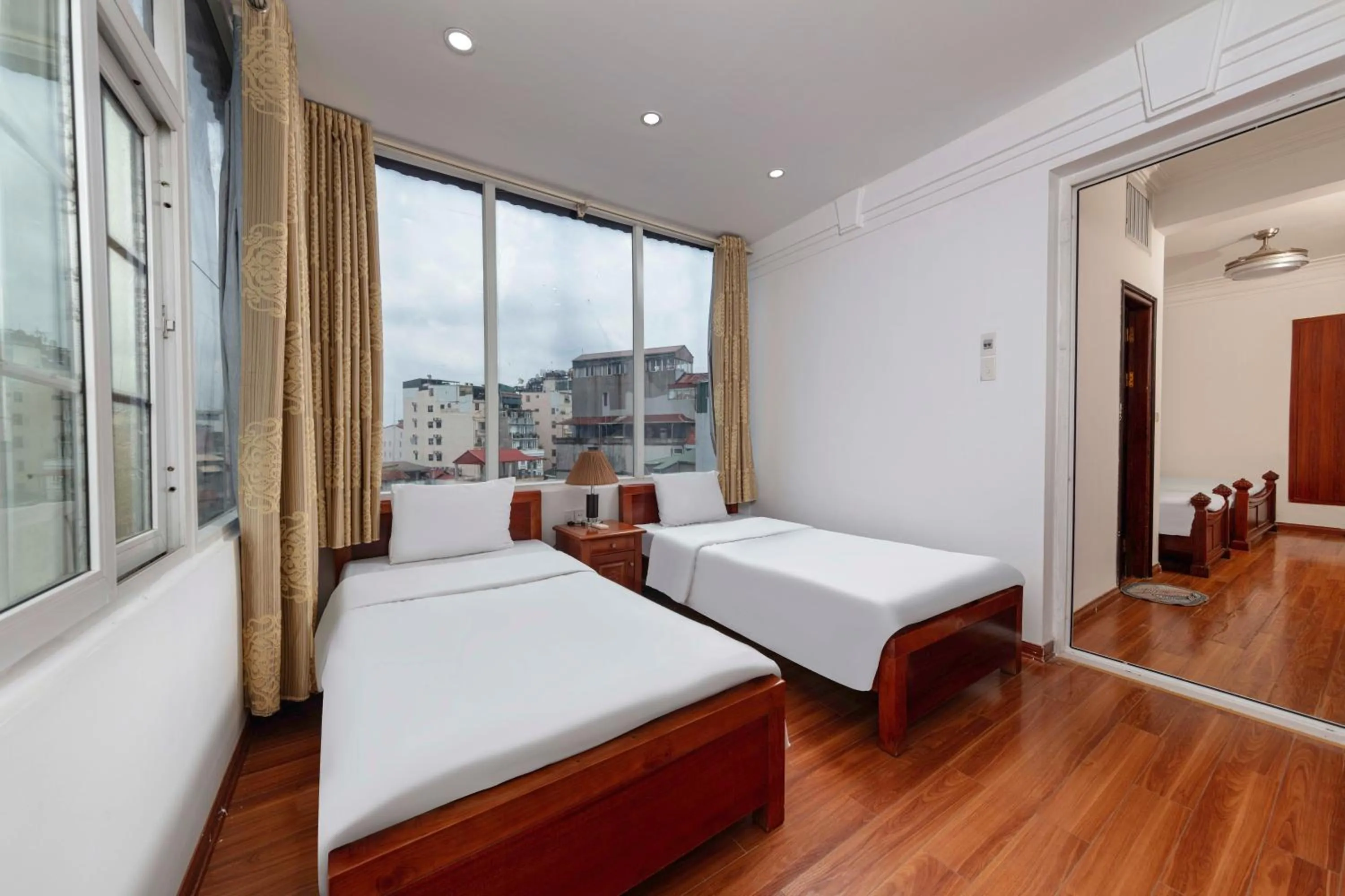 Bed in Phoenix Palace Hotel Hanoi