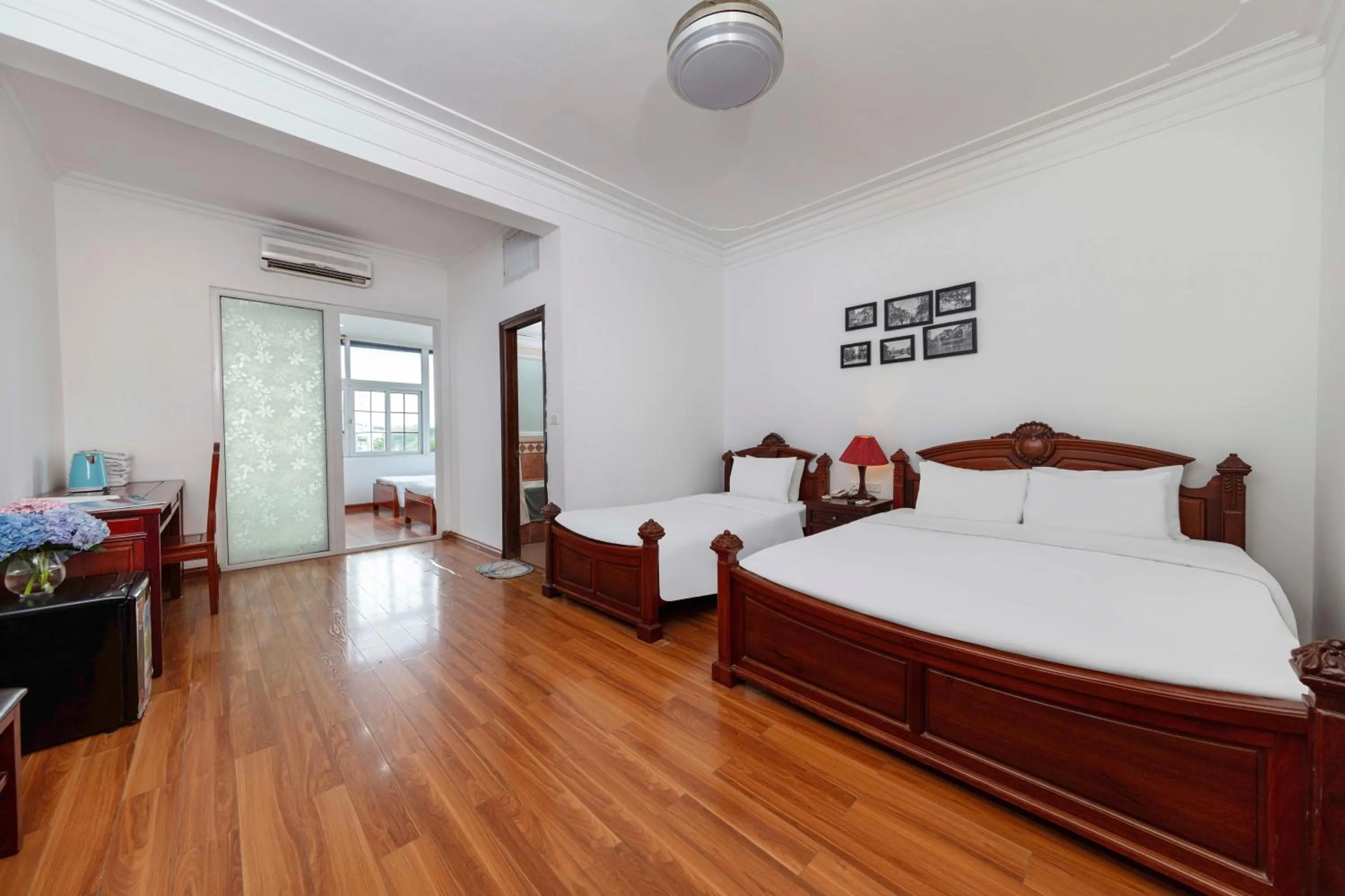 Bed in Phoenix Palace Hotel Hanoi