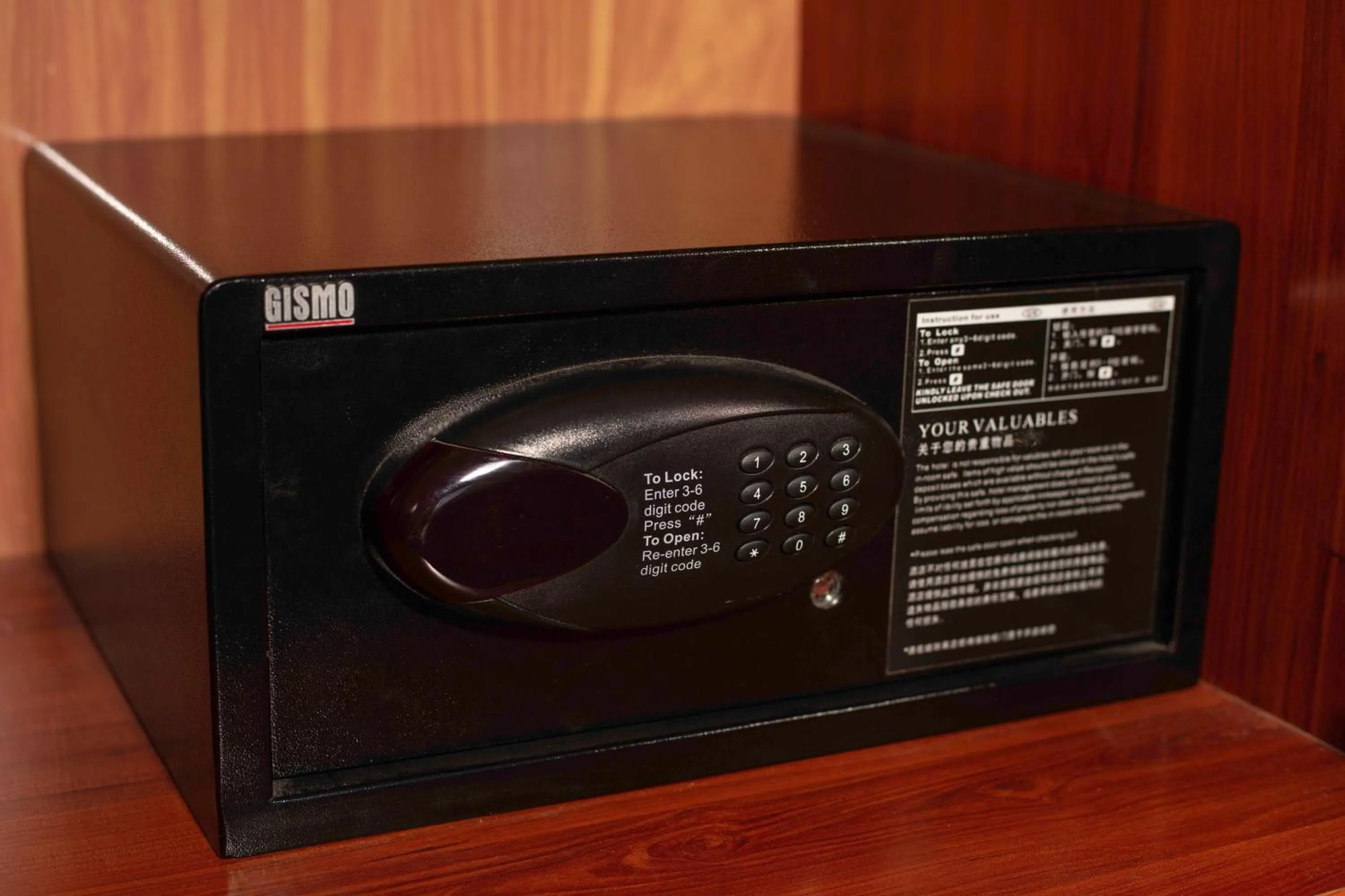 safe in Phoenix Palace Hotel Hanoi