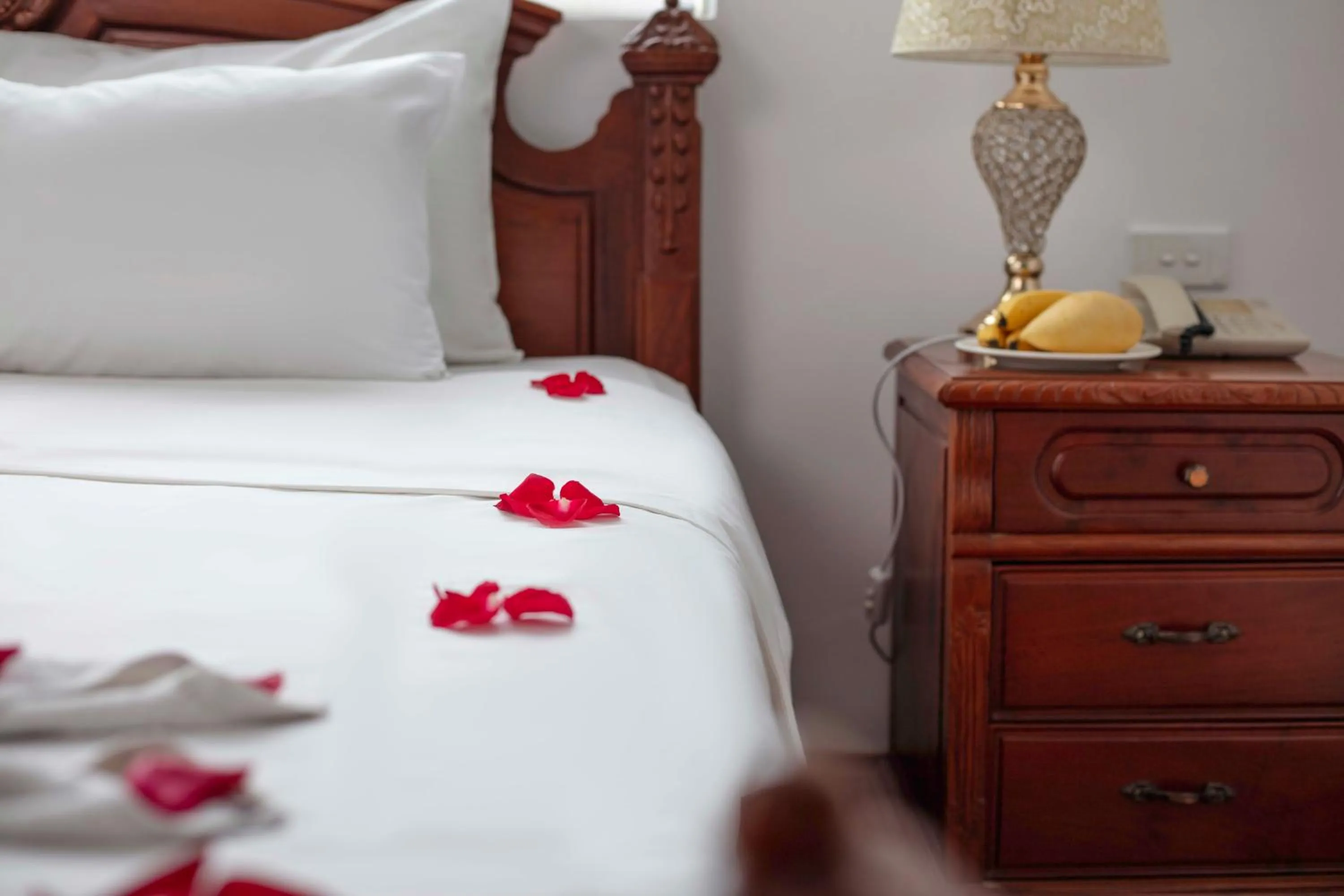 Bed in Phoenix Palace Hotel Hanoi