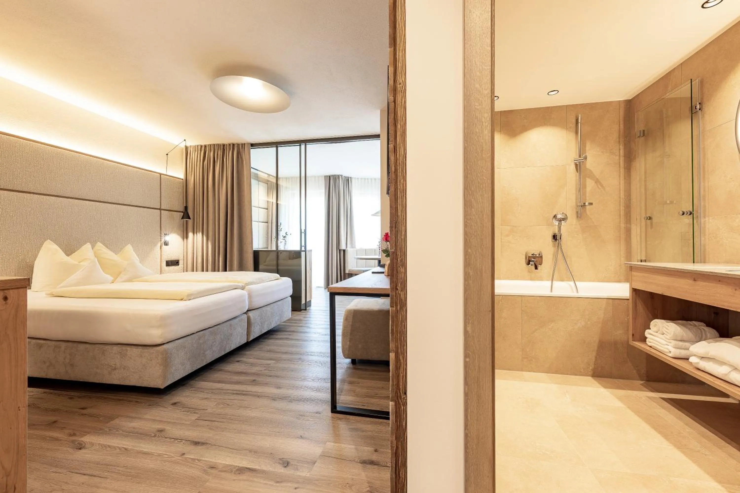 Photo of the whole room, Bed in Aktiv & Vitalhotel Bergcristall