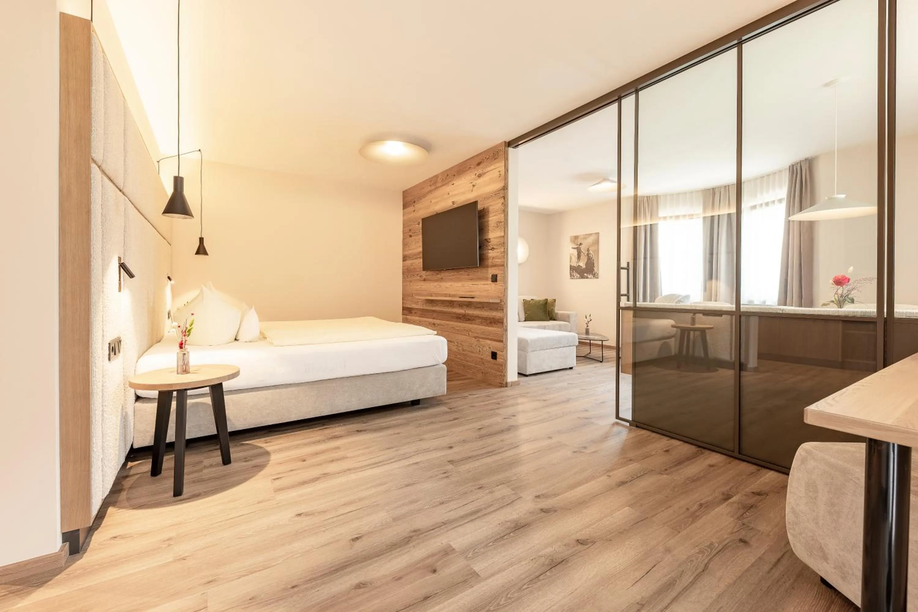 Photo of the whole room, Bed in Aktiv & Vitalhotel Bergcristall