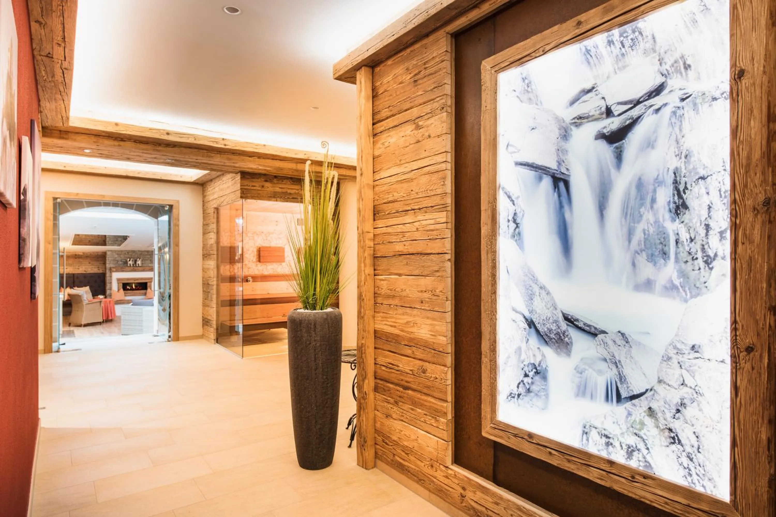 Sauna in Aktiv & Vitalhotel Bergcristall