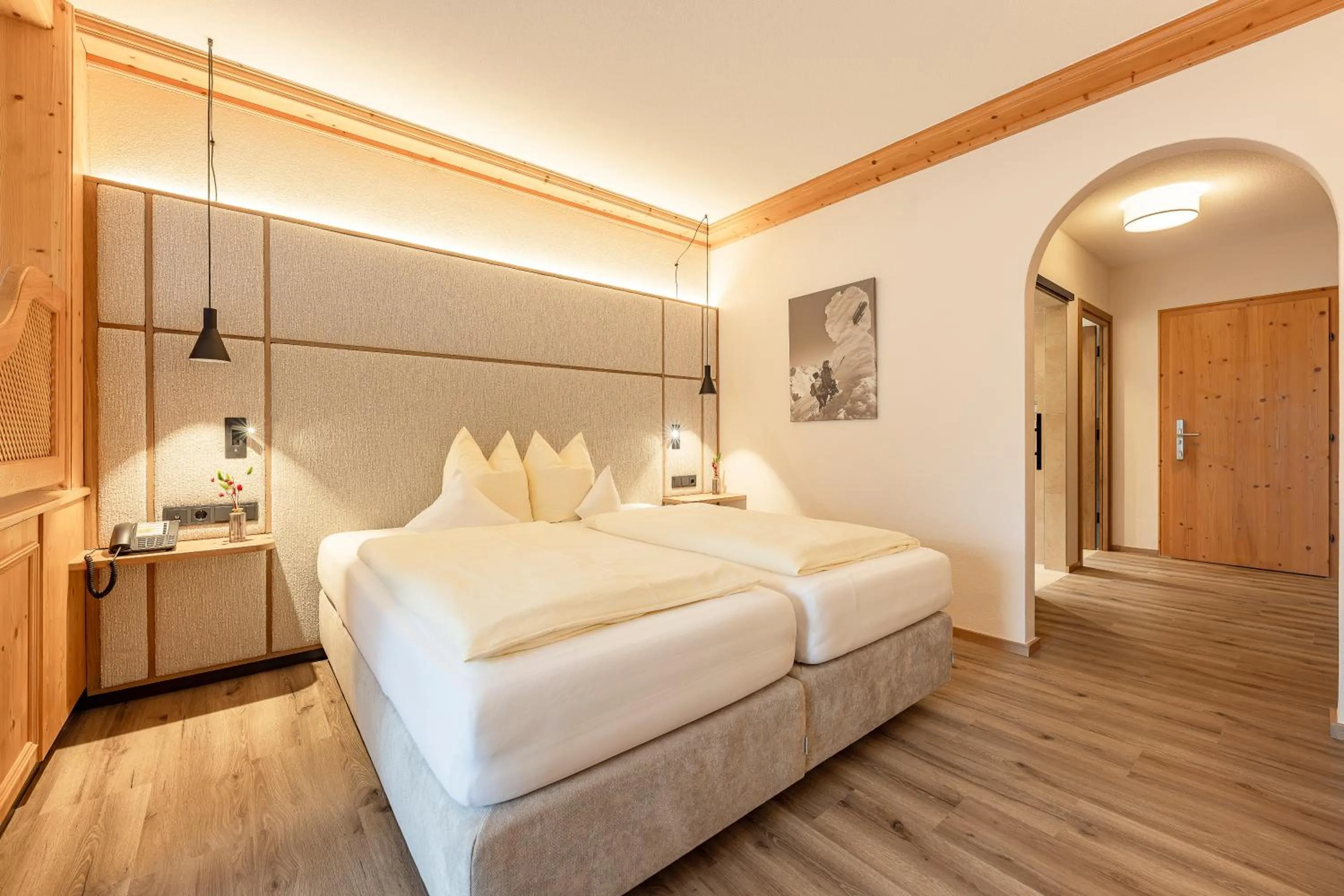 Photo of the whole room, Bed in Aktiv & Vitalhotel Bergcristall