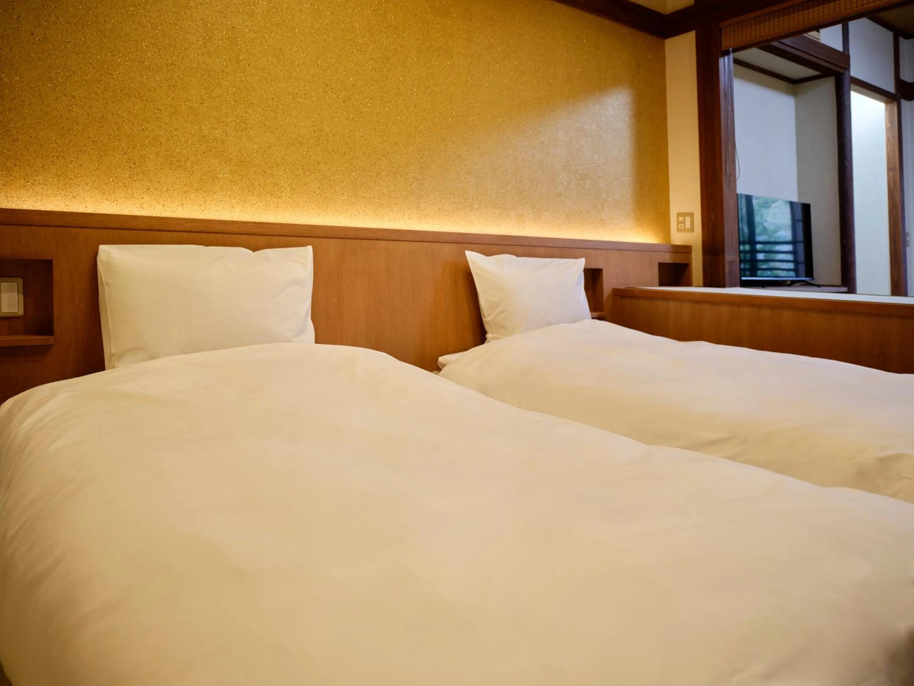 Bed in Mori no yu Kira No Sato Reopening on December 22, 2025