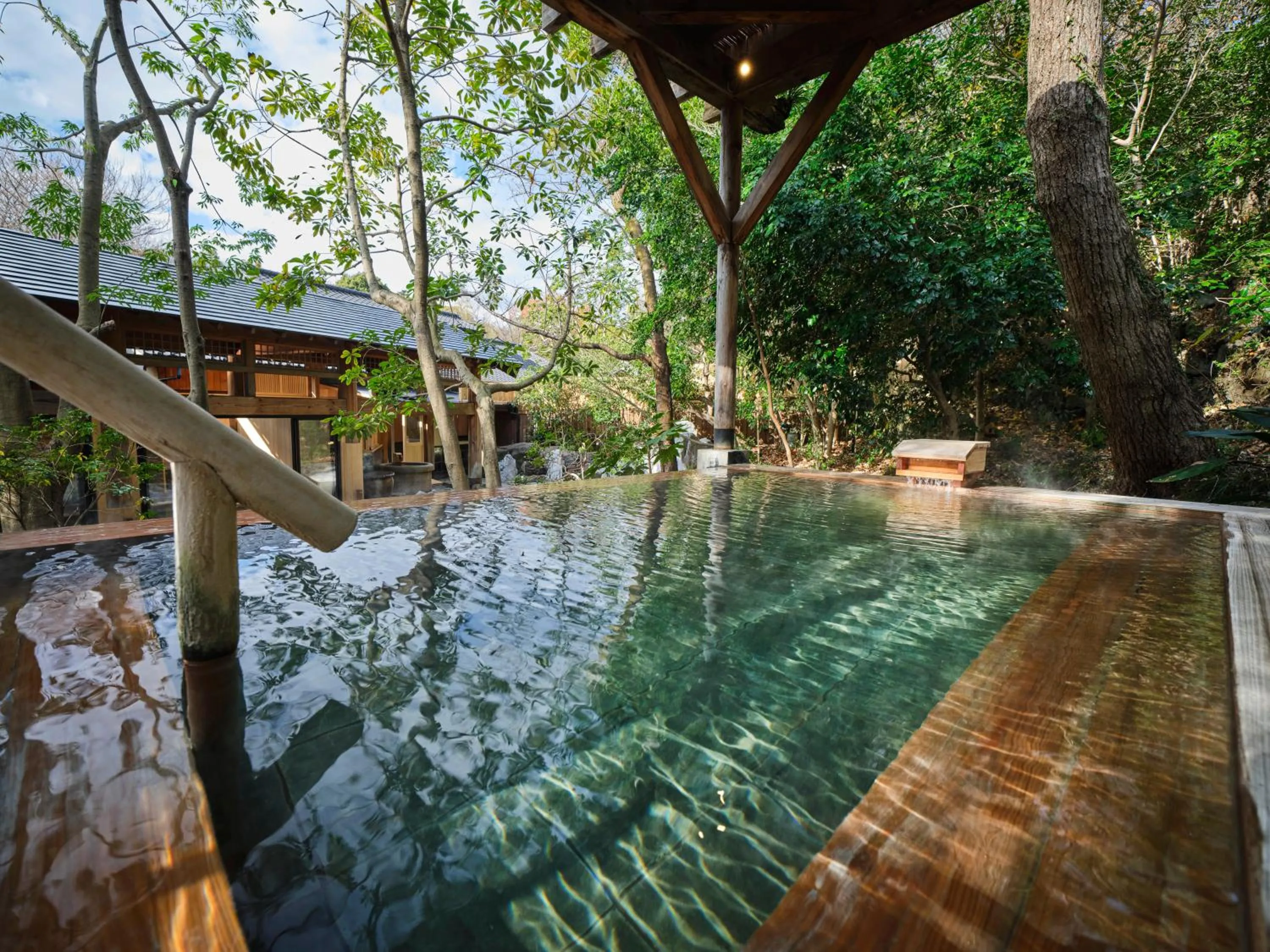 Open Air Bath in Mori no yu Kira No Sato Reopening on December 22, 2025