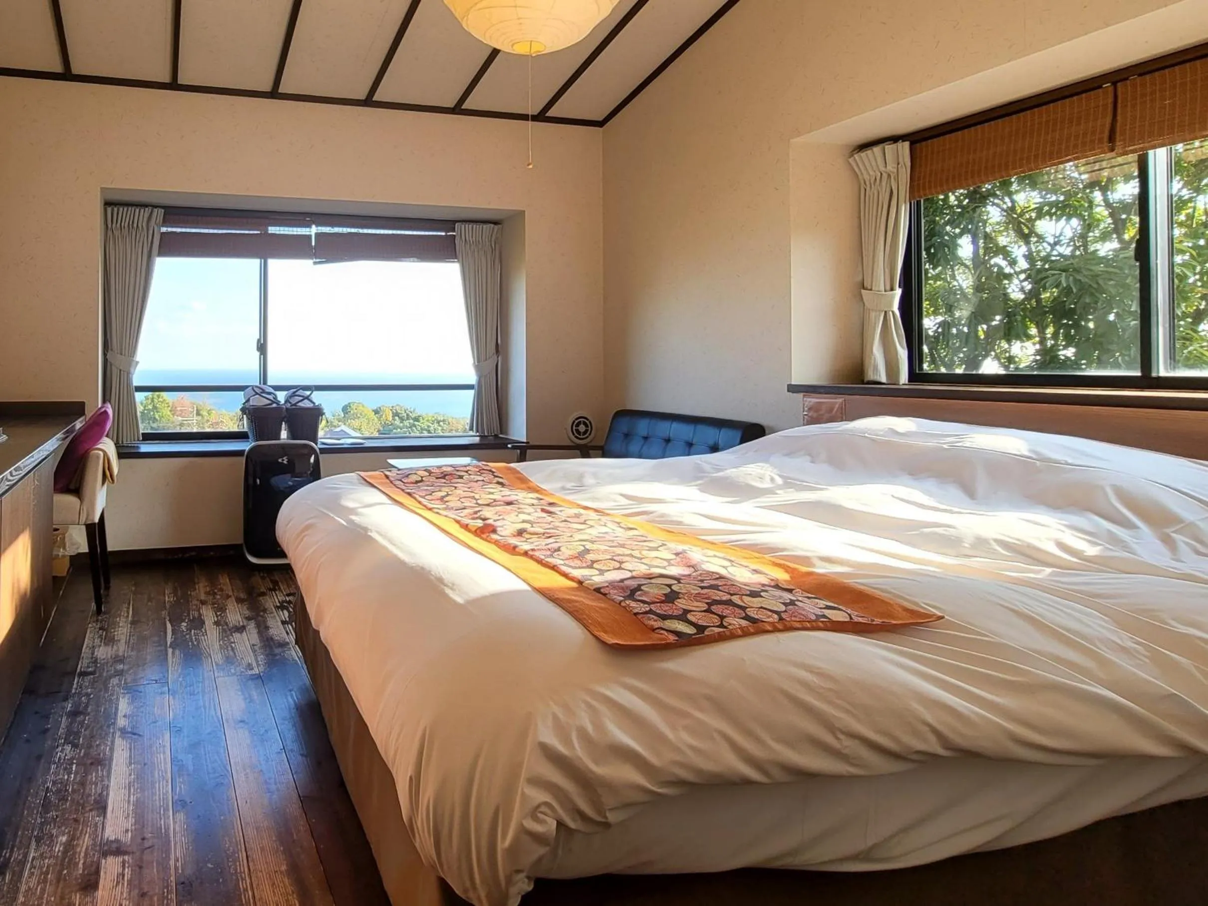 Photo of the whole room, Bed in Mori no yu Kira No Sato Reopening on December 22, 2025