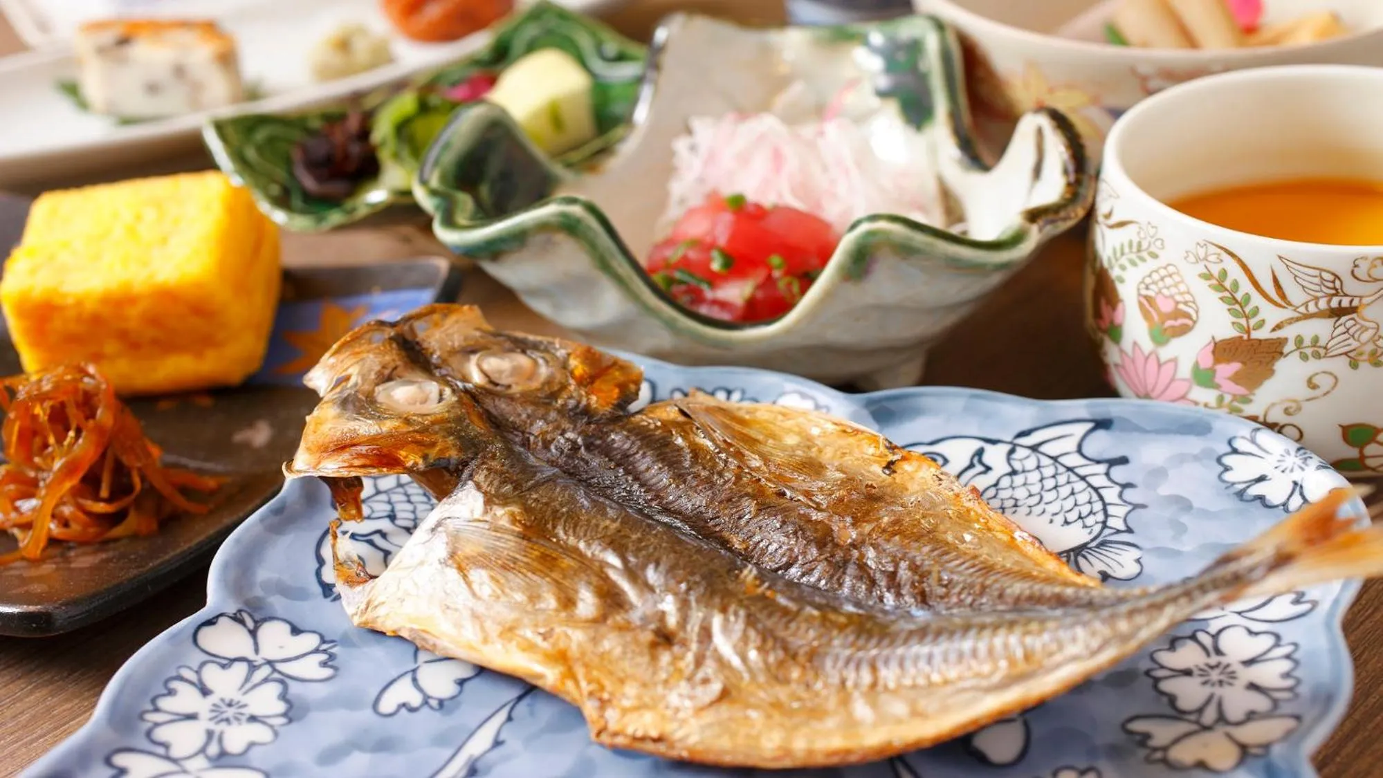 Breakfast in Yukairo Kikuya