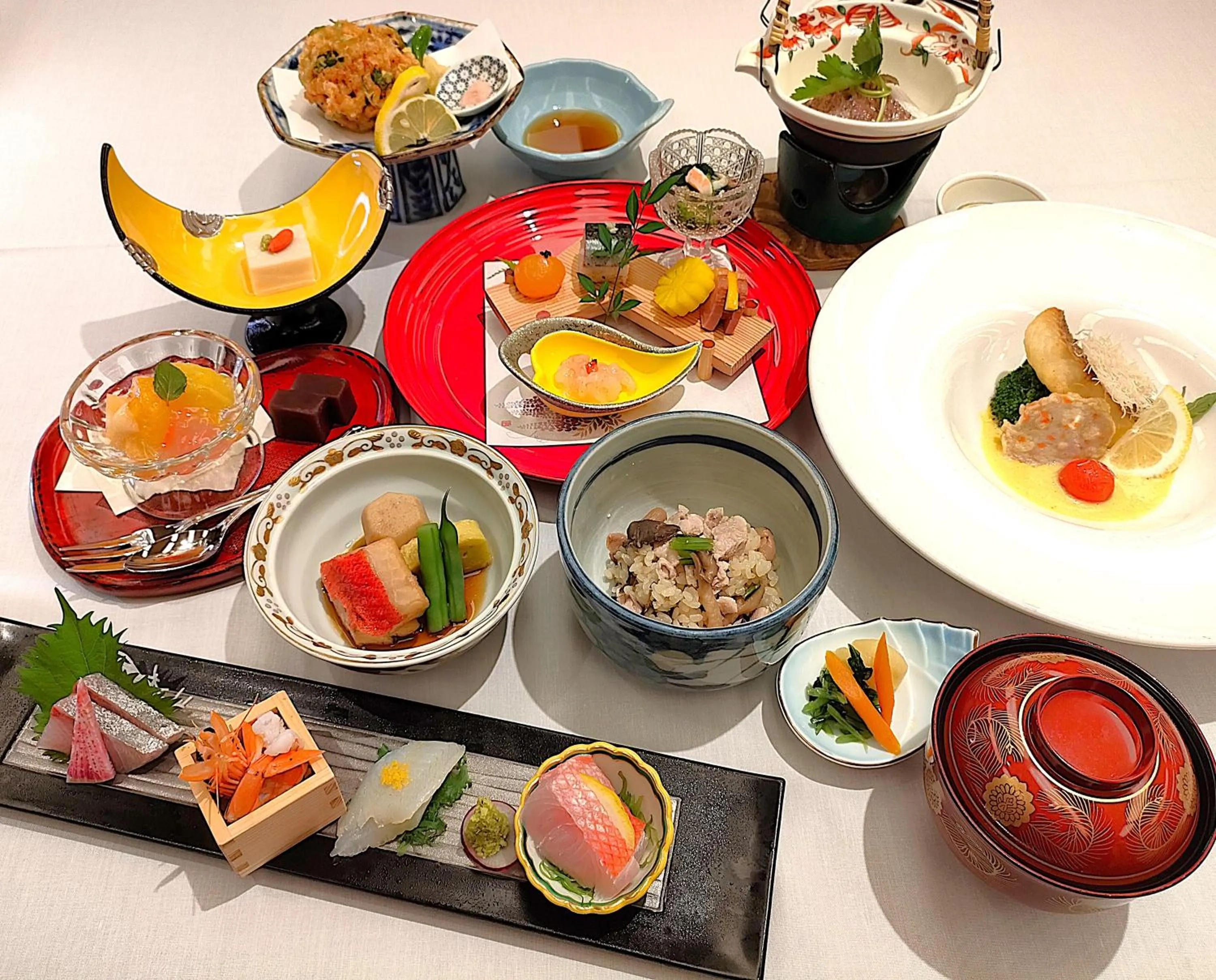 Dinner in Yukairo Kikuya