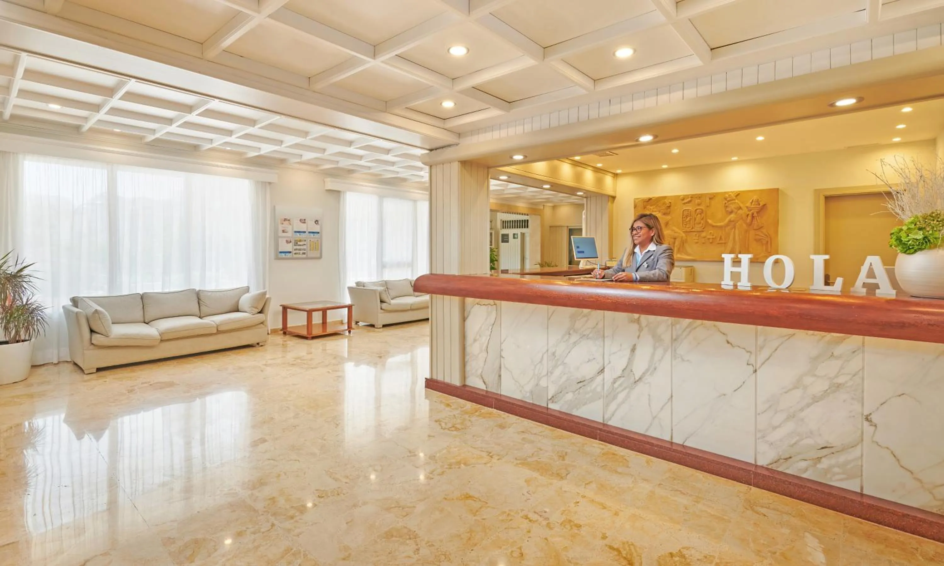 Lobby or reception in Grupotel Nilo & Spa